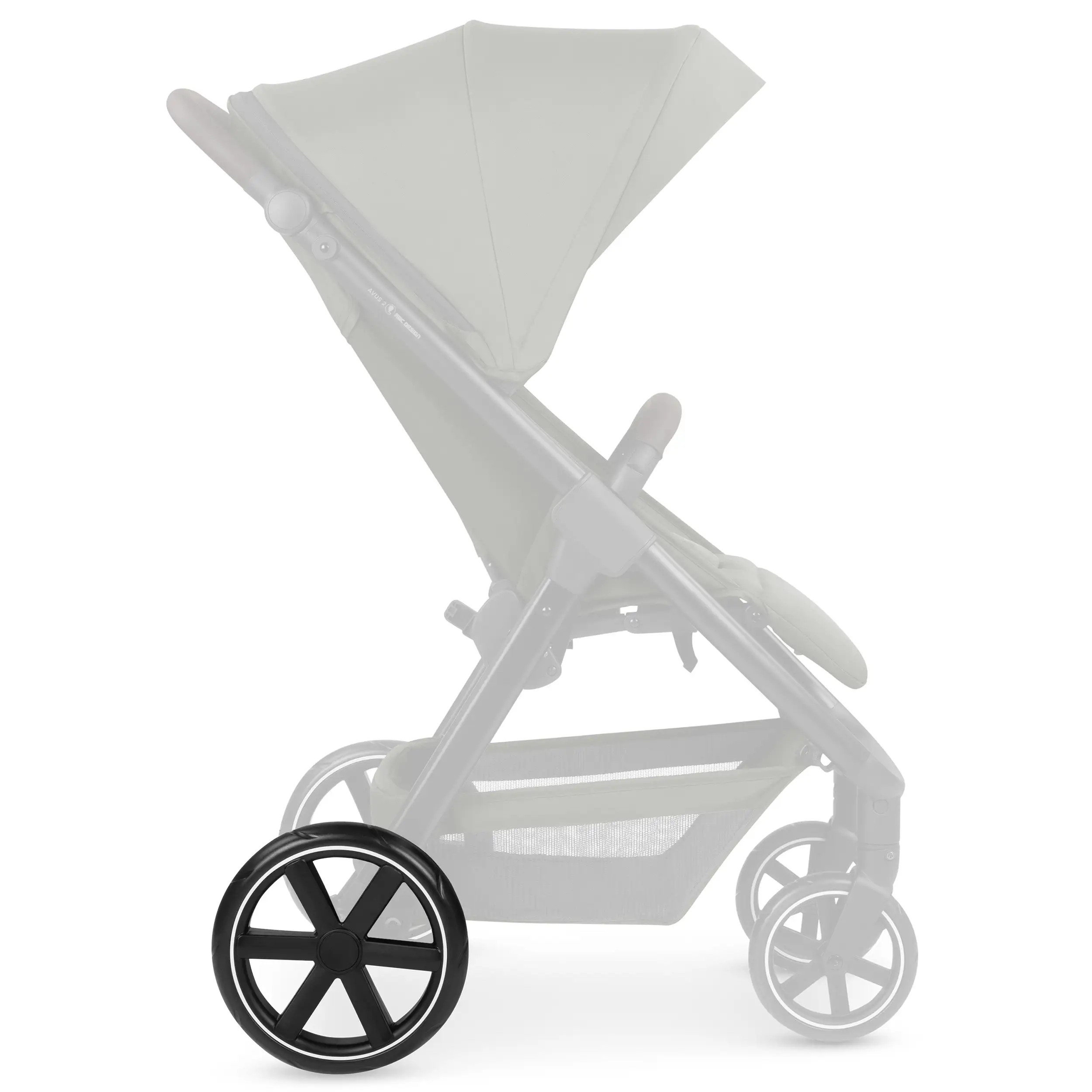 Ruota posteriore per Avus 2/ Avus - Black / White Wall