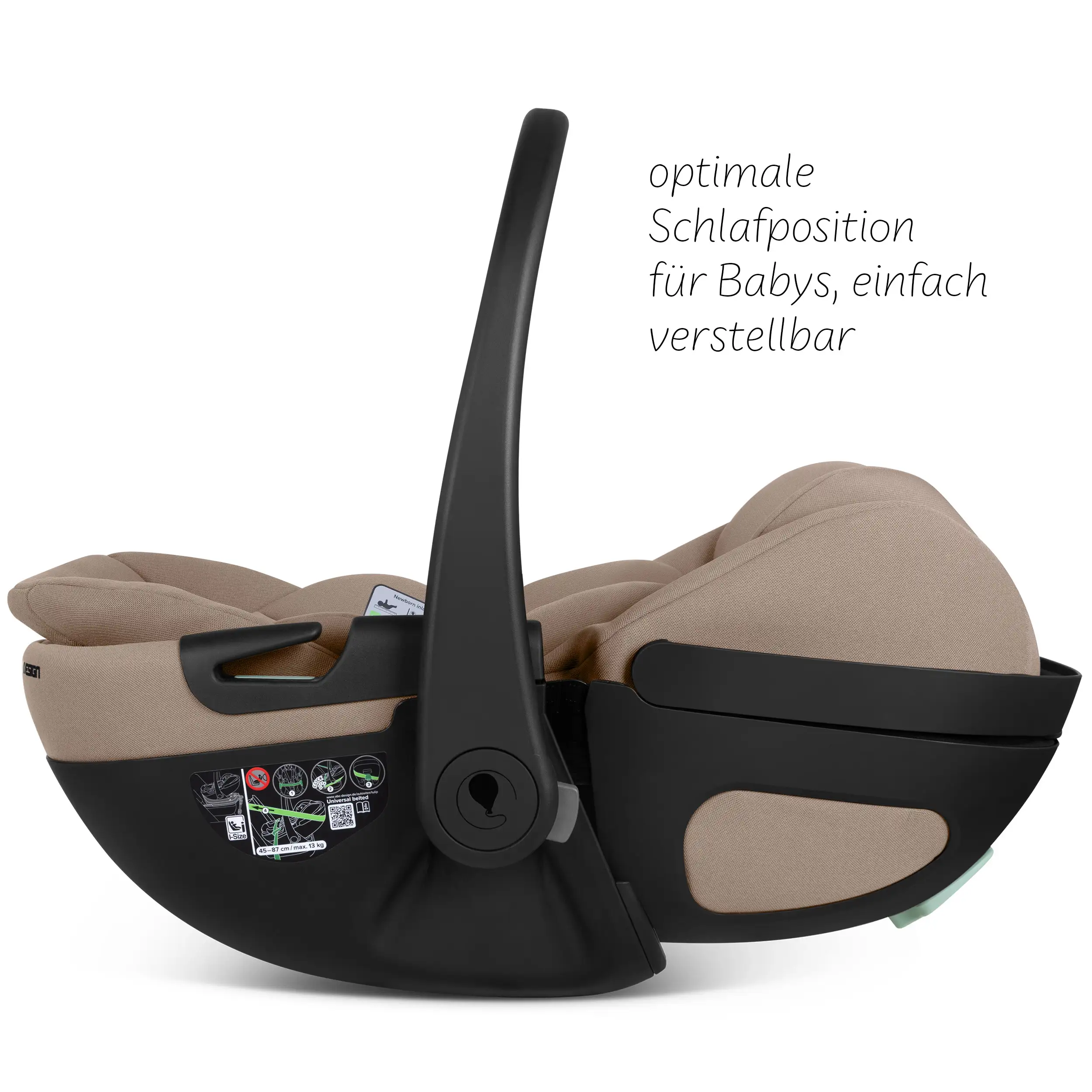 Ovetto Calla i-Size reclinabile incl. base ISOFIX girevole Root