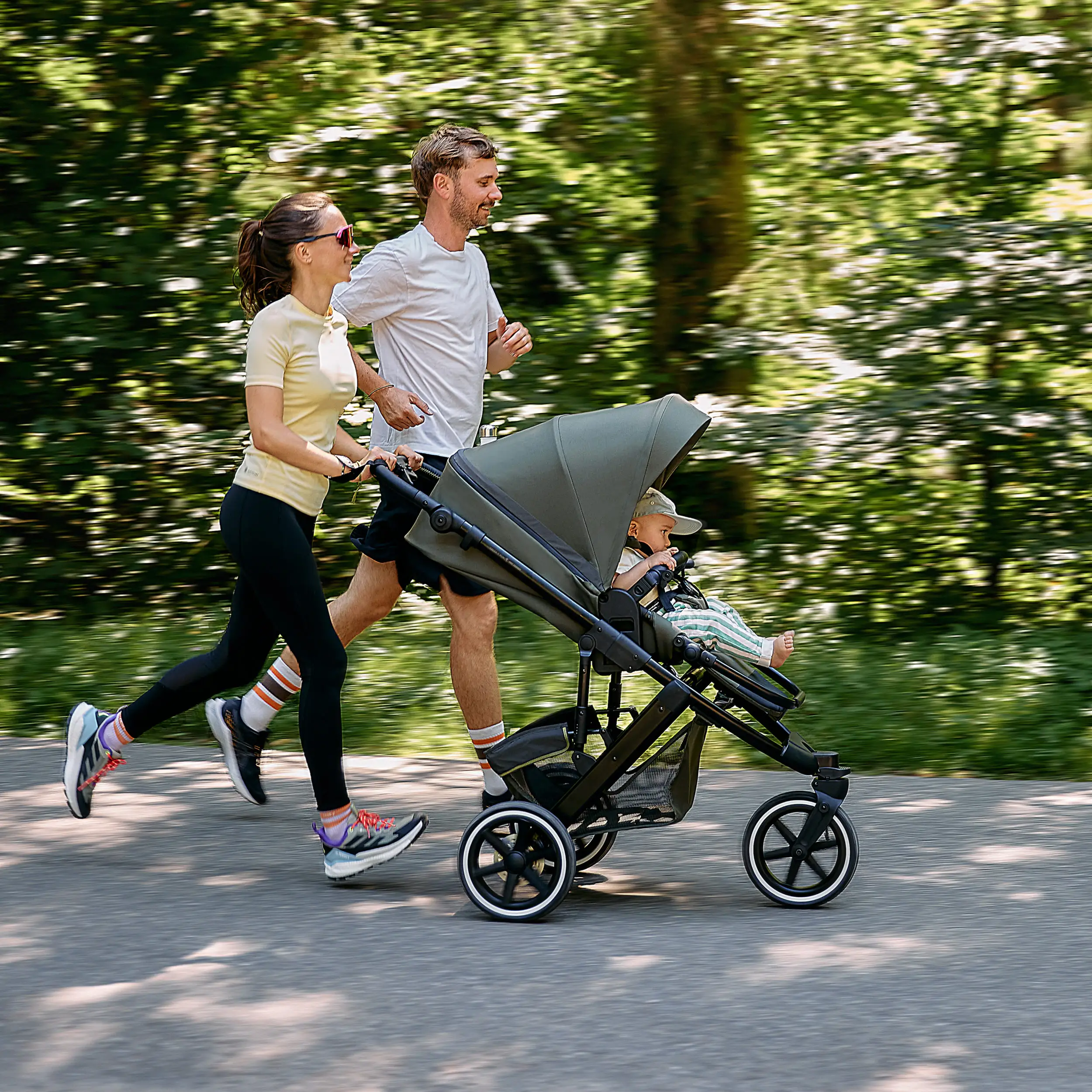 Passeggino combinato Salsa 5 Run - Avocado