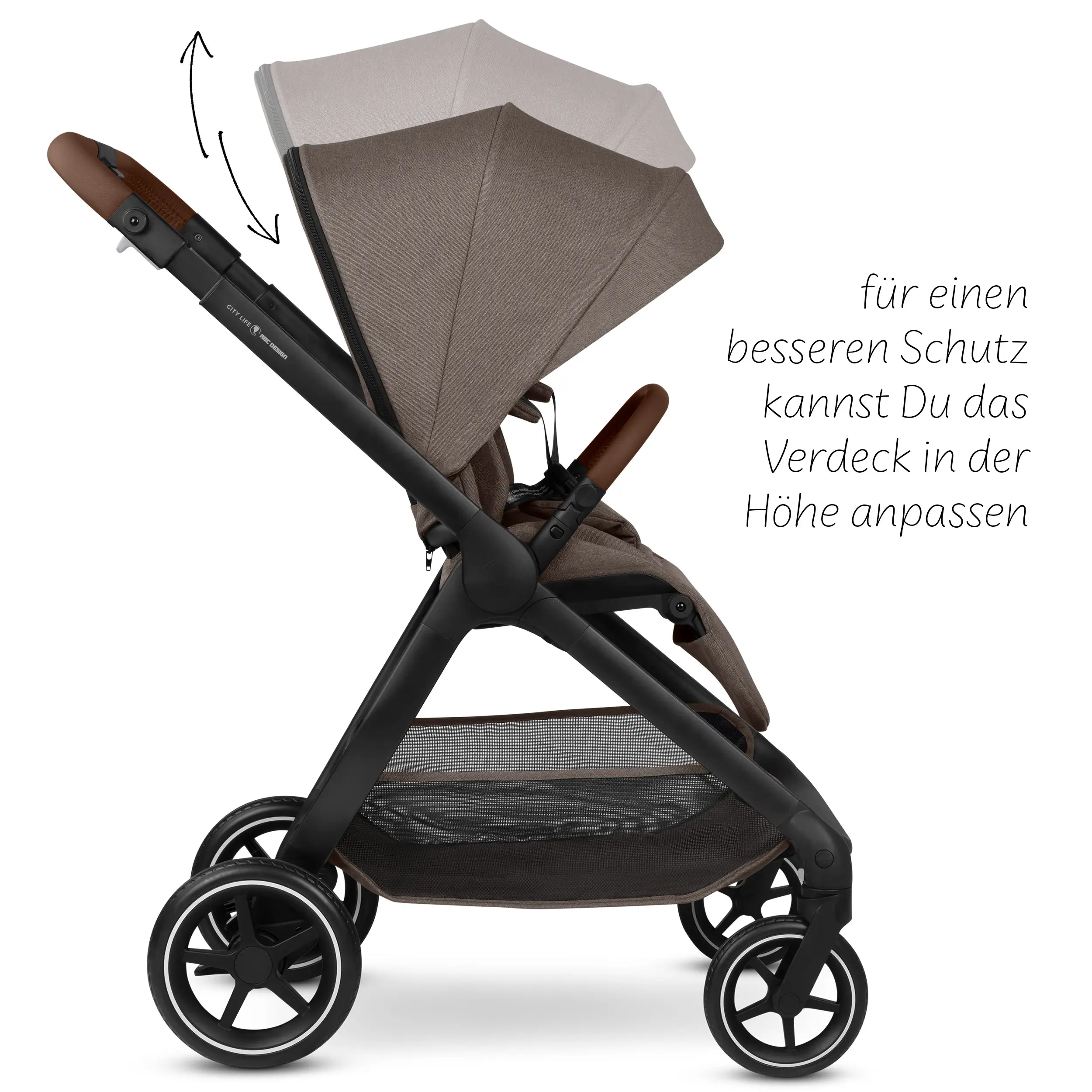 Set passeggino 3in1 City Life incl. ovetto Maxi-Cosi Pebble 360 Pro 2 - Nature