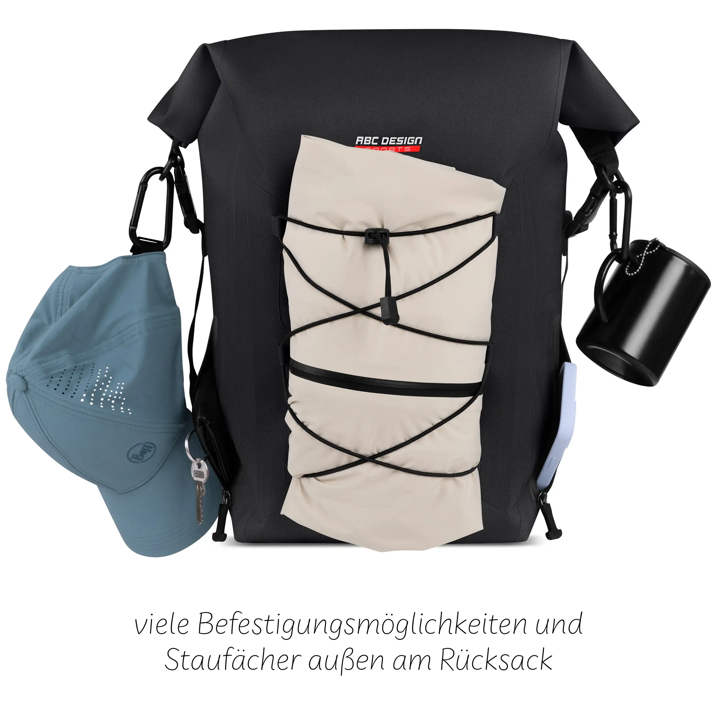 Zaino outdoor premium Lausanne 20L per la città e la natura - Ink