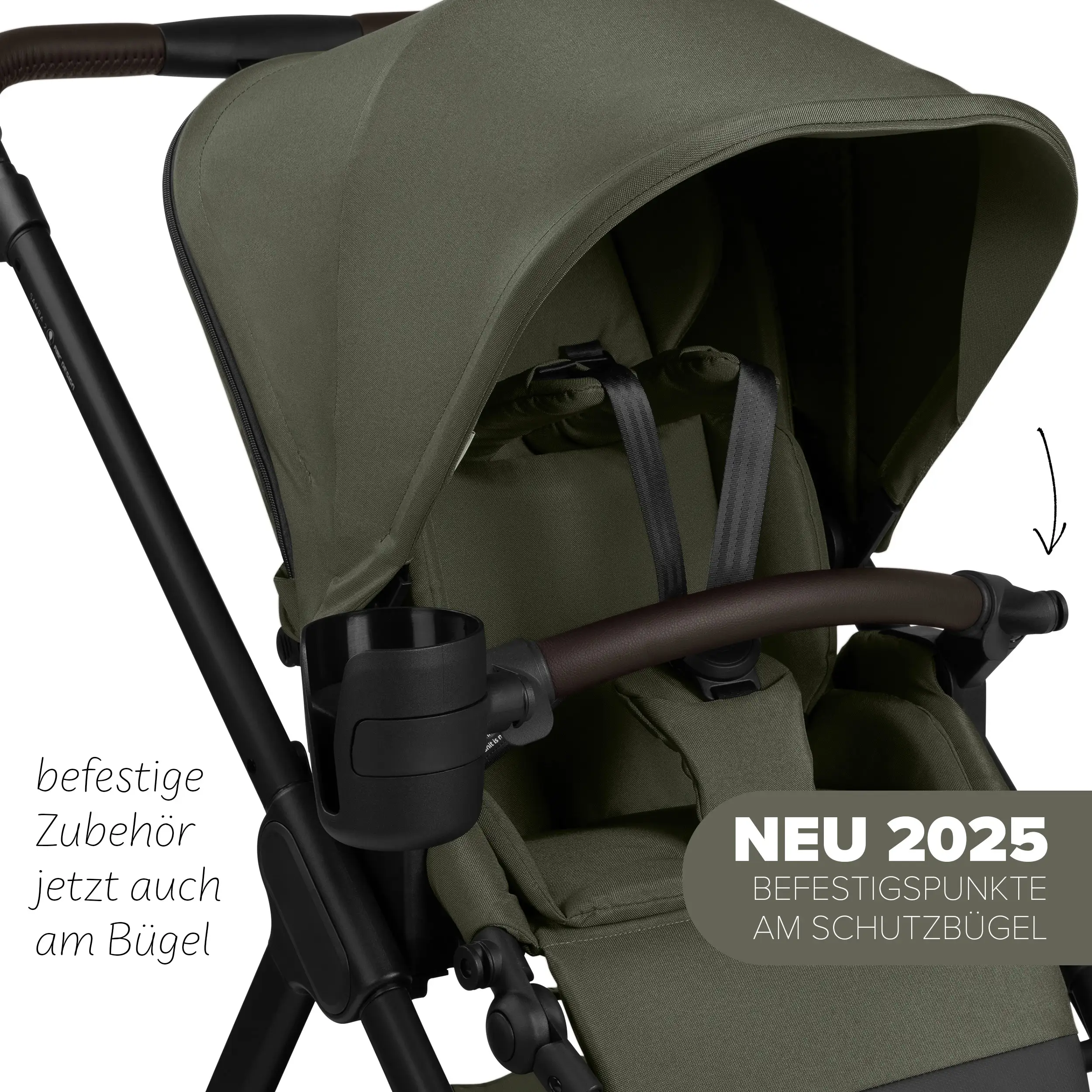 Set 4in1 Samba 2 con Base Isofix - Avocado