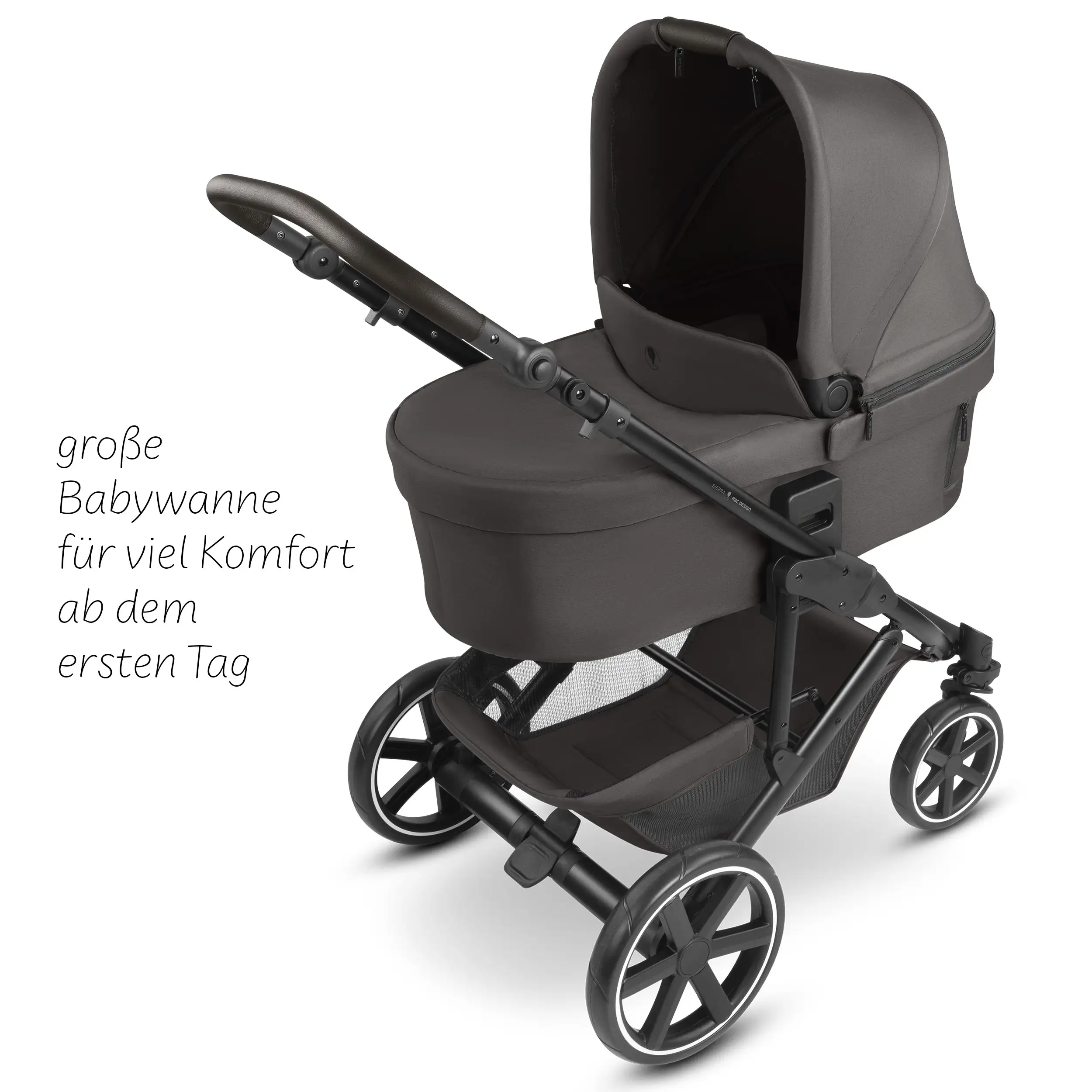 Set passeggino 4in1 Sierra con base Isofix inclusa - Nut