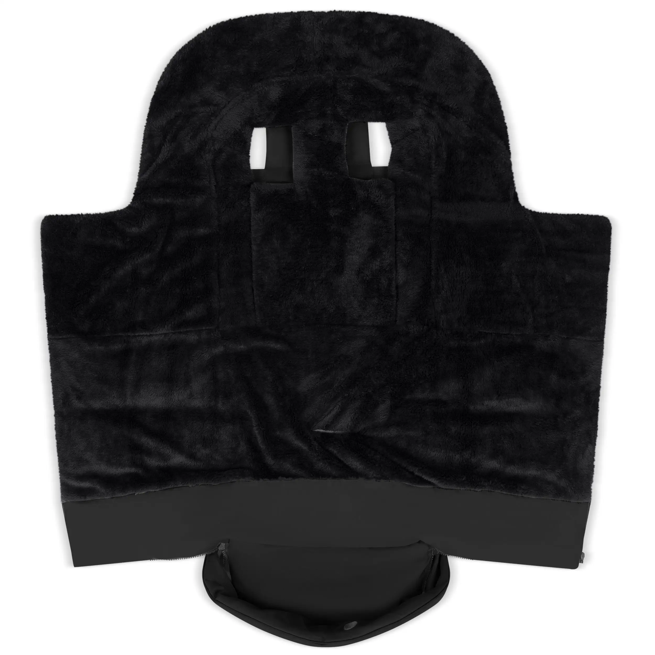 Set di accessori per passeggino - Borsa fasciatoio, coprigambe invernale, parapioggia e zanzariera - Black