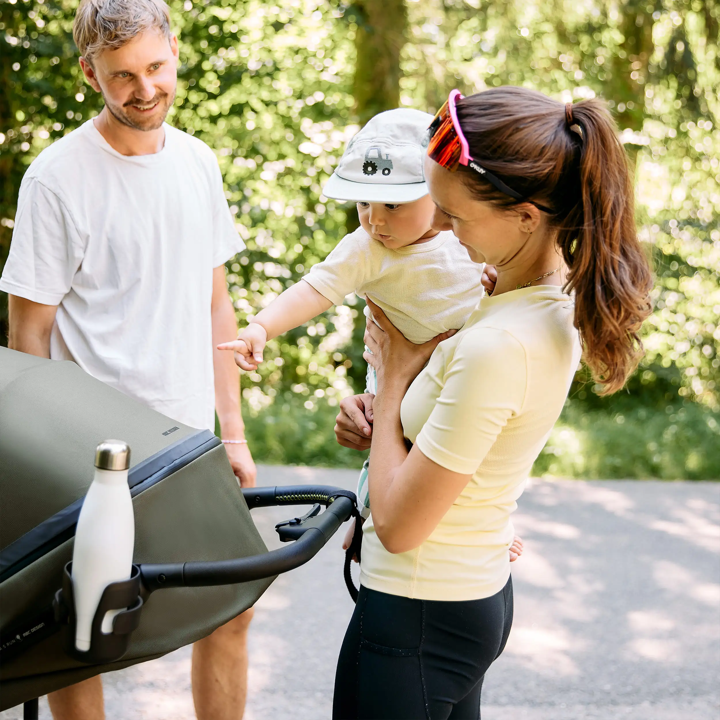 Set passeggino 3in1 Salsa 5 Run - Avocado