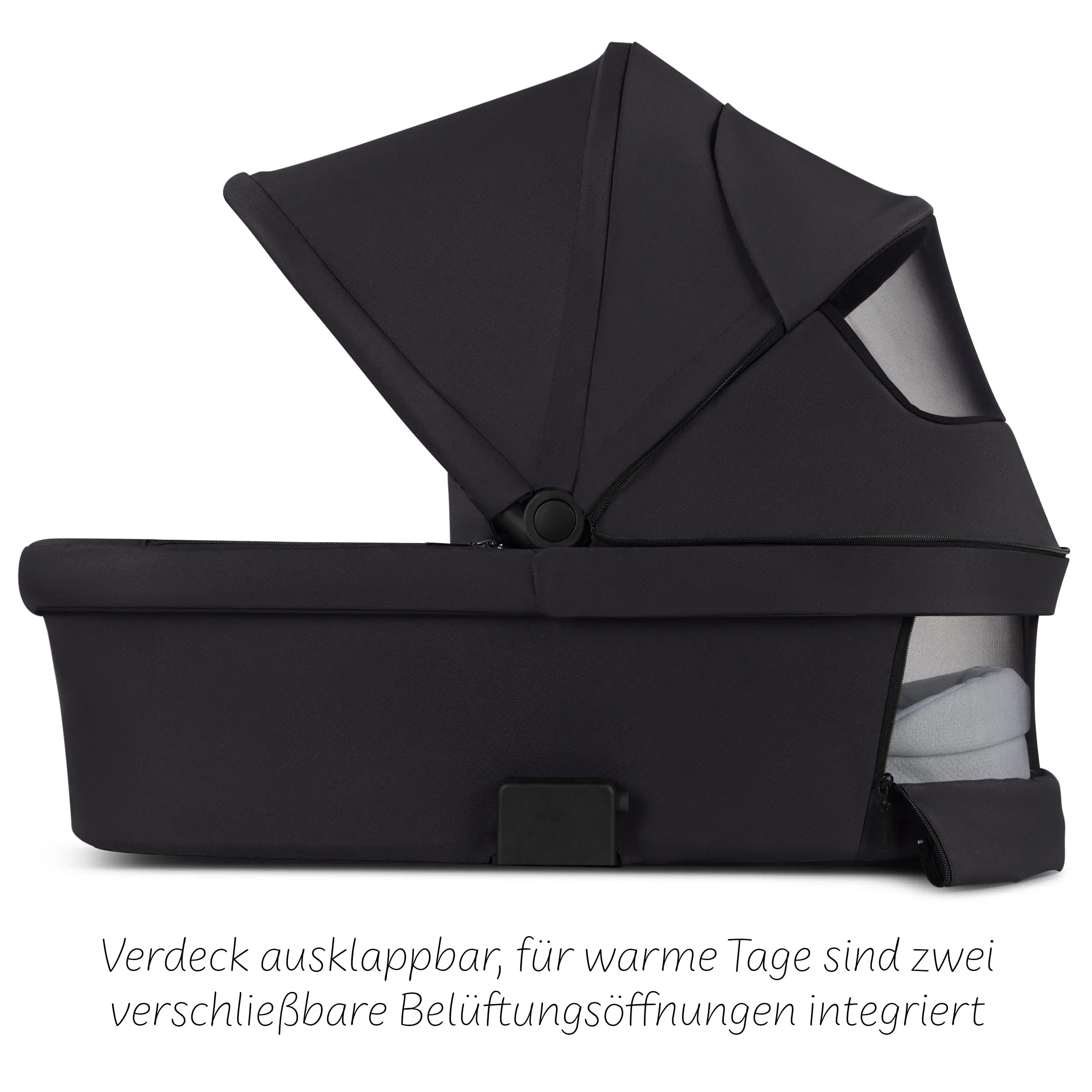 3in1-Kinderwagen-Set Salsa 5 Air inkl. Babyschale Calla mit Liegefunktion - Coal