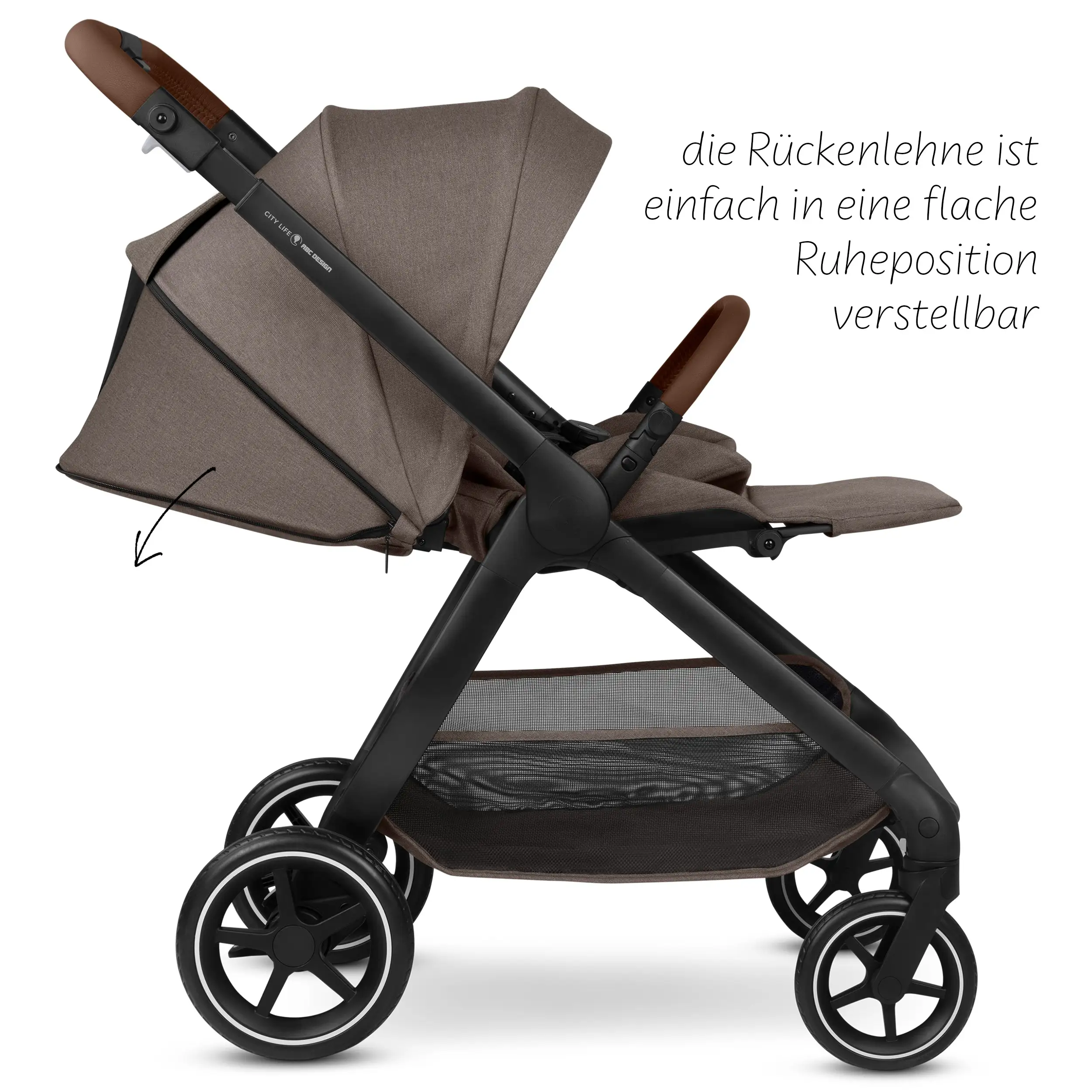 Set passeggino 4in1 City Life con base Isofix - Nature