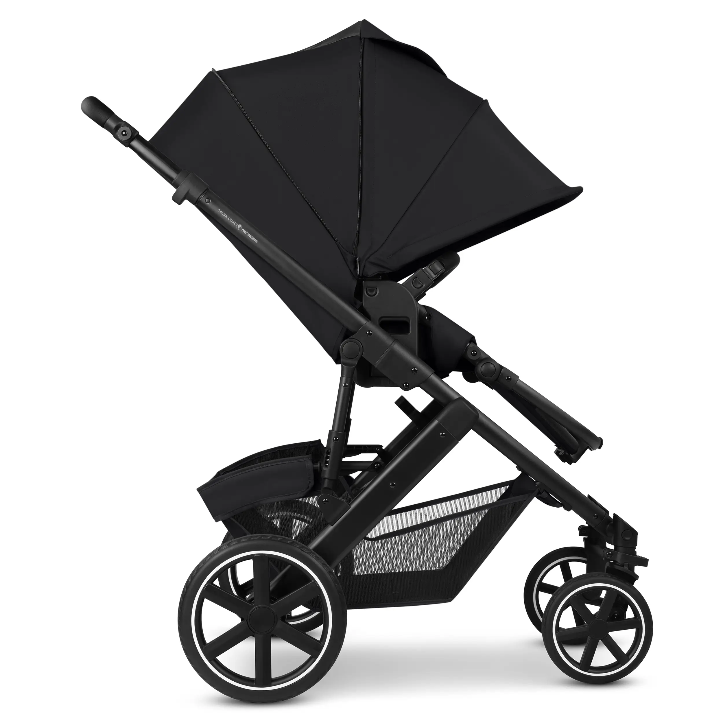 Set passeggino 3in1 Salsa Core incl. Seggiolino per auto Calla dotato di funzione reclinabile - Ink