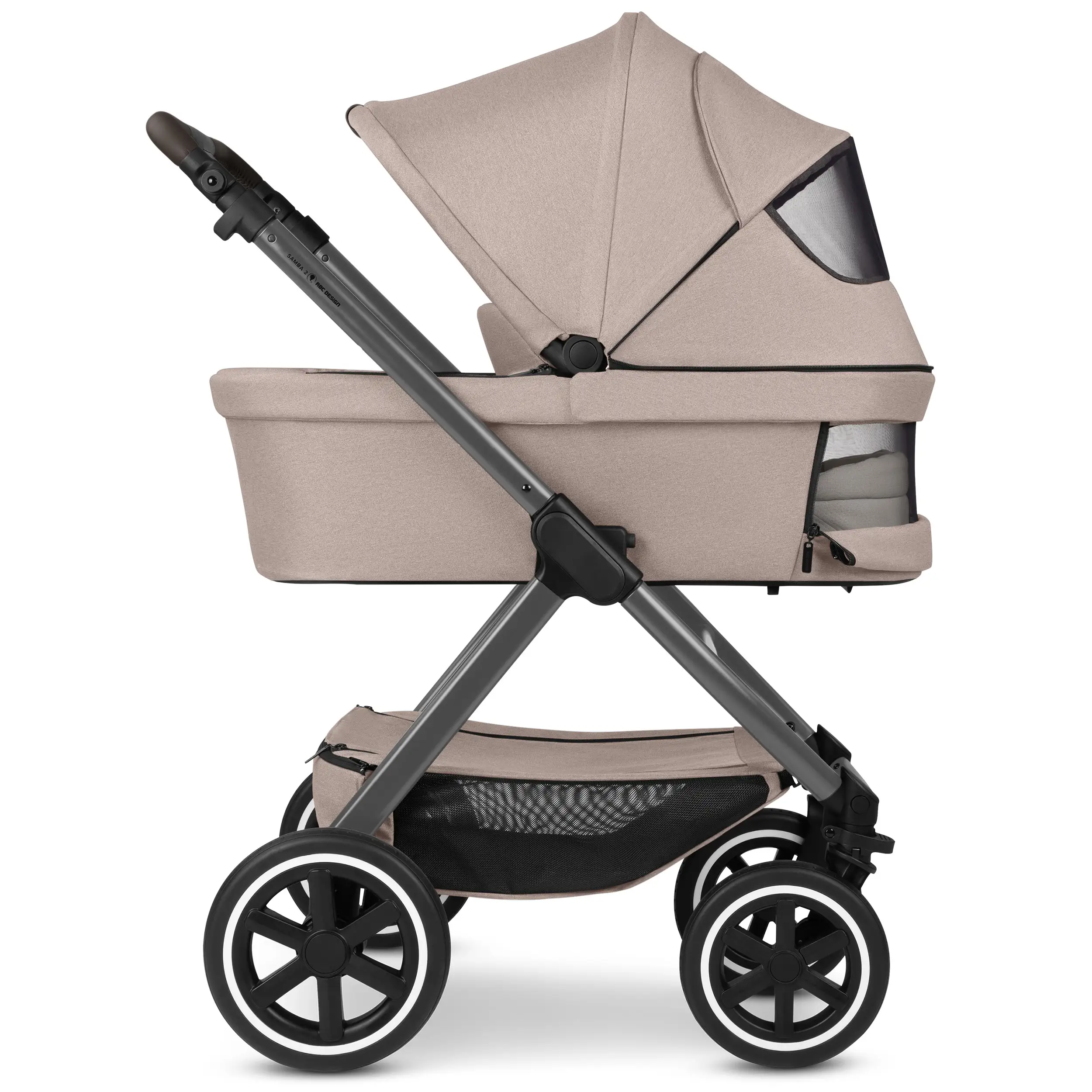 Sset 4in1 Passeggino Samba 2 incl. Base Isofix - Camel
