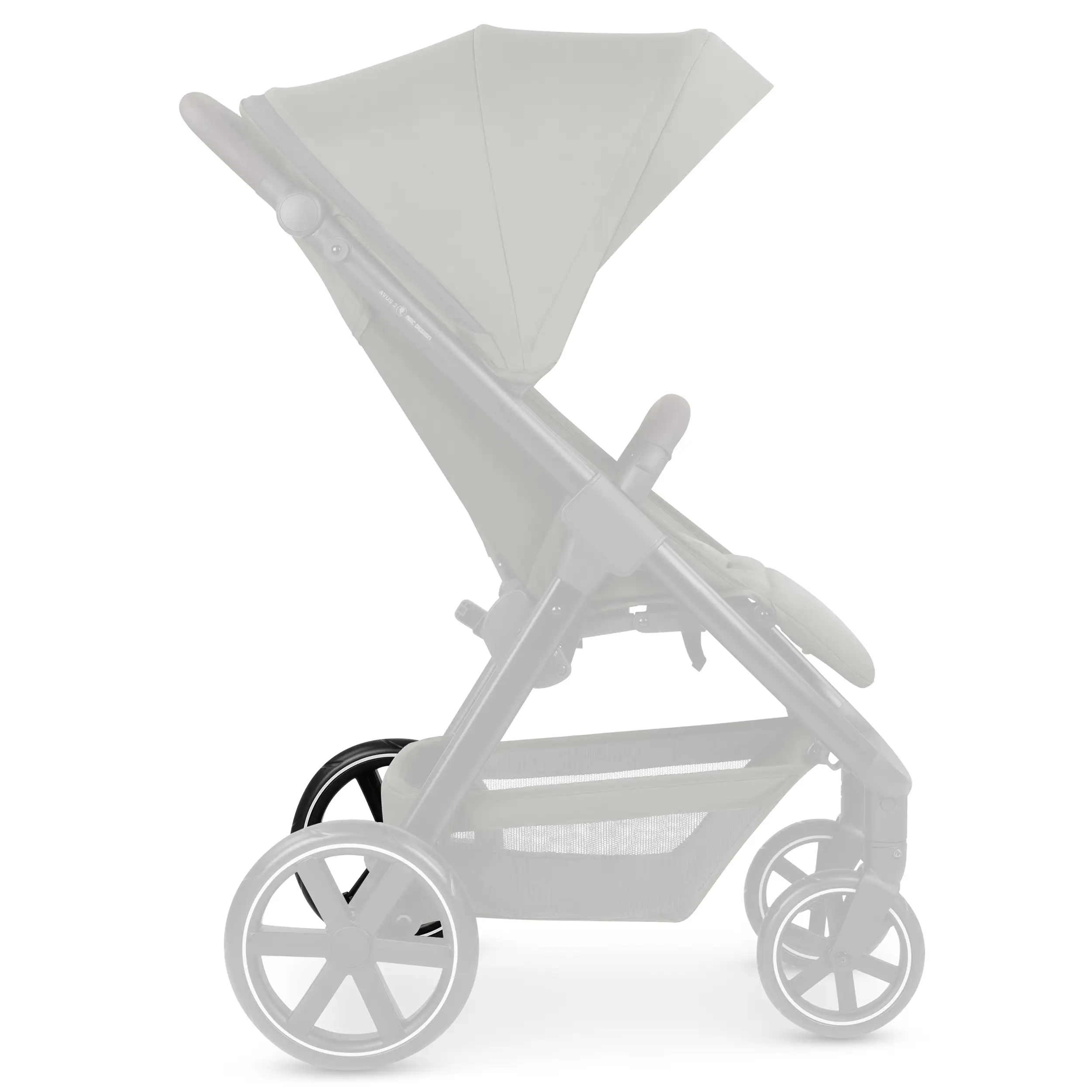 Ruota posteriore per Avus 2/ Avus - Black / White Wall