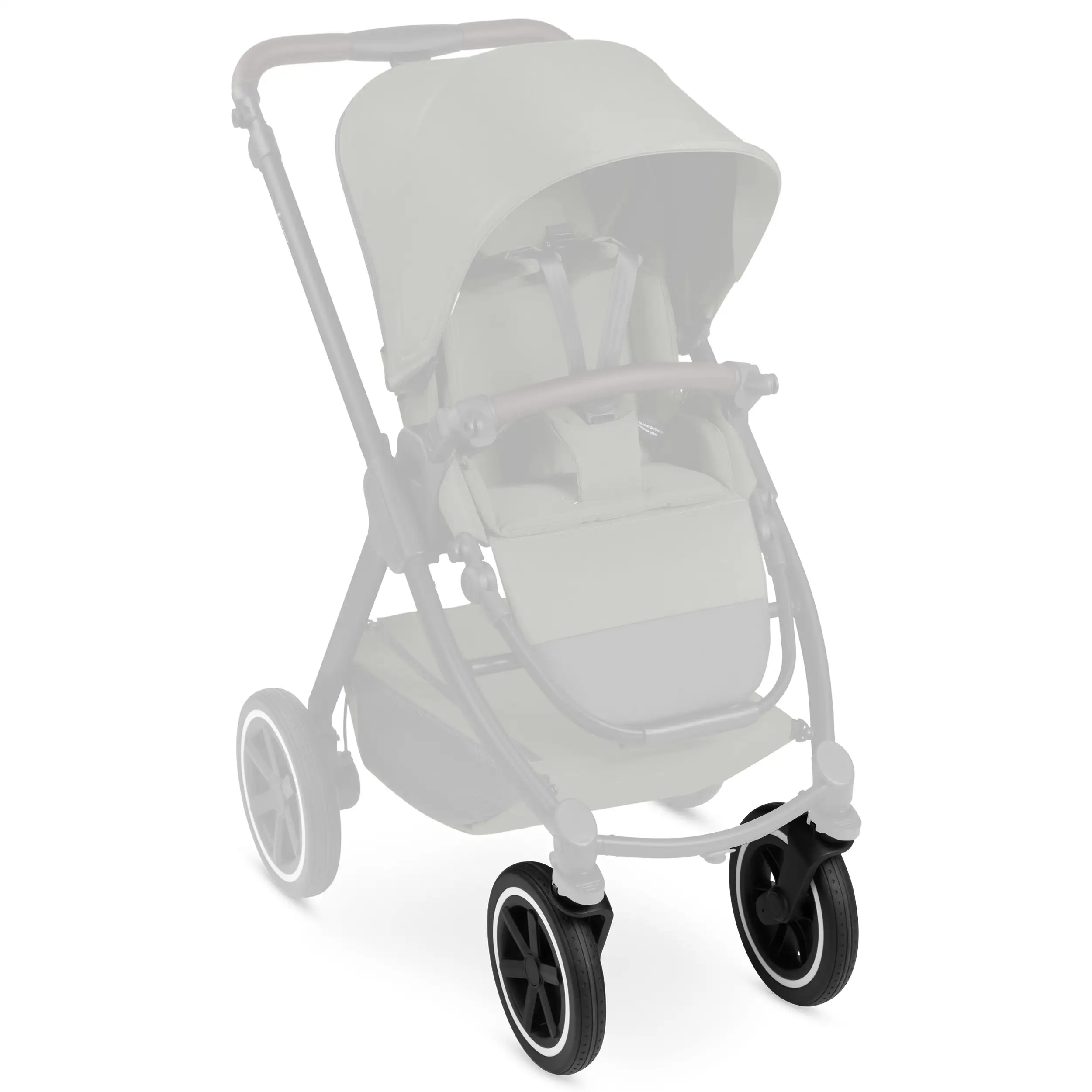 Set di ruote anteriori (2 pezzi) per Samba 2 / Samba - Black / White Wall