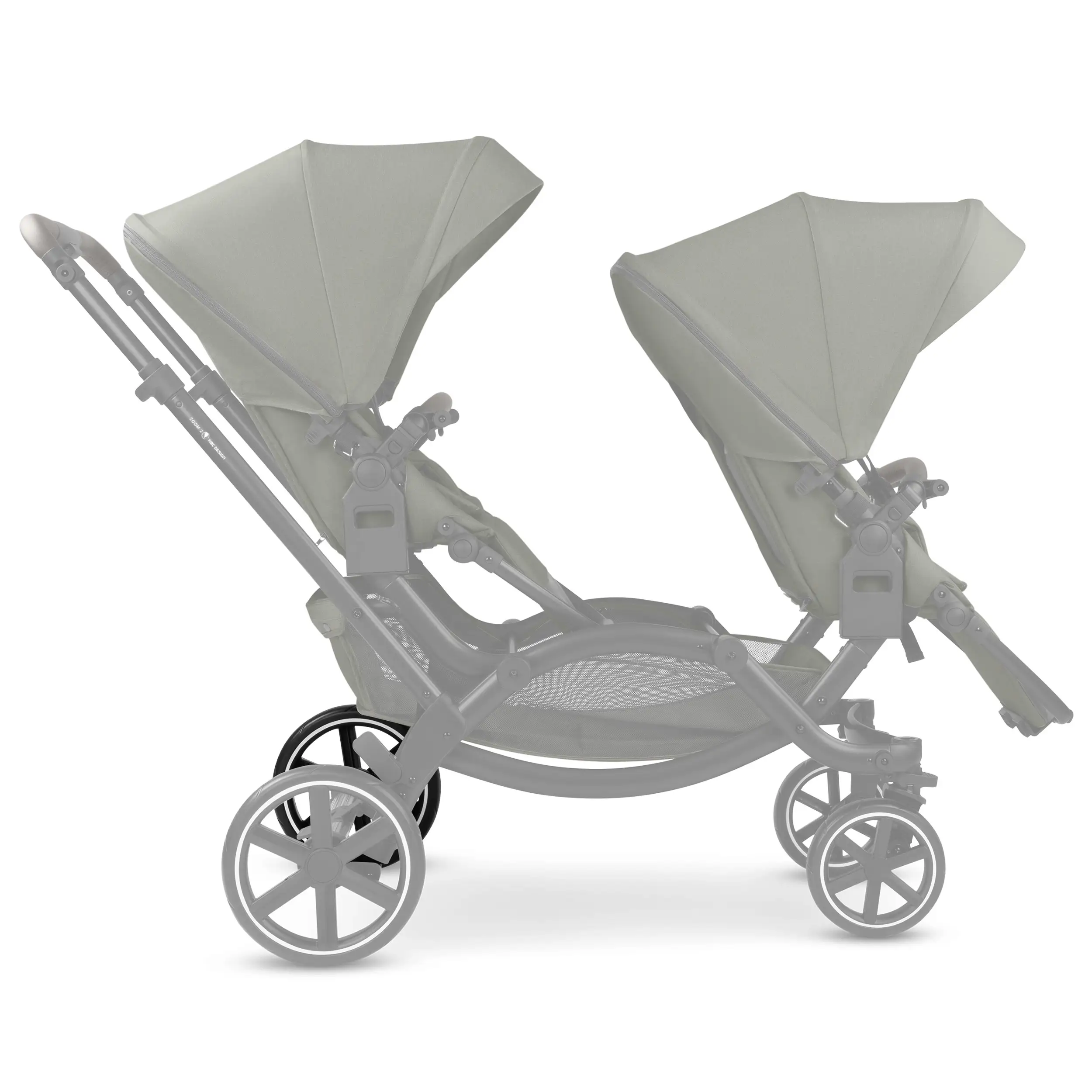 Ruota posteriore per Salsa 4 / Zoom / Zoom 2 - EVA Black / White Wall