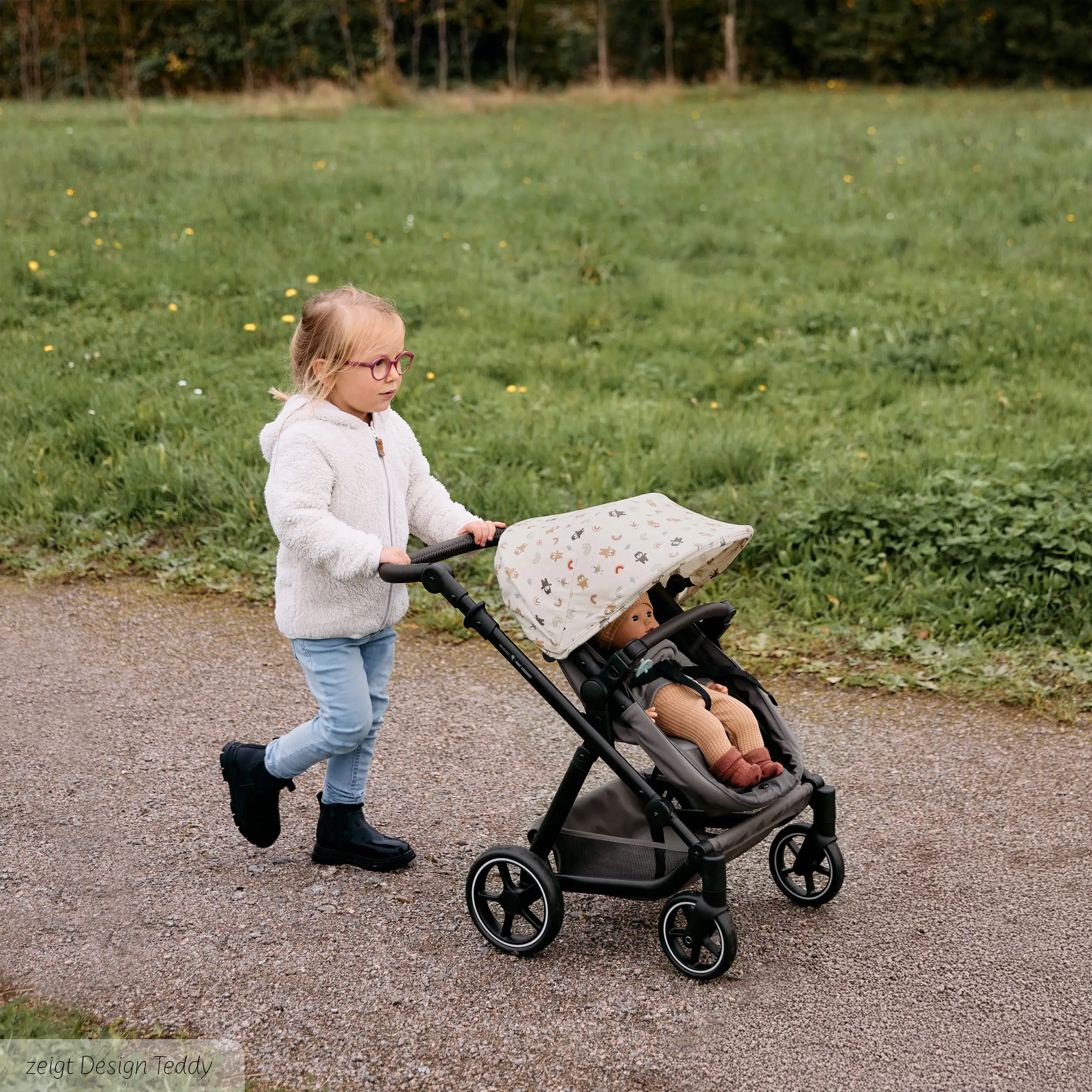 Carrozzina per bambole Migno - Marrone