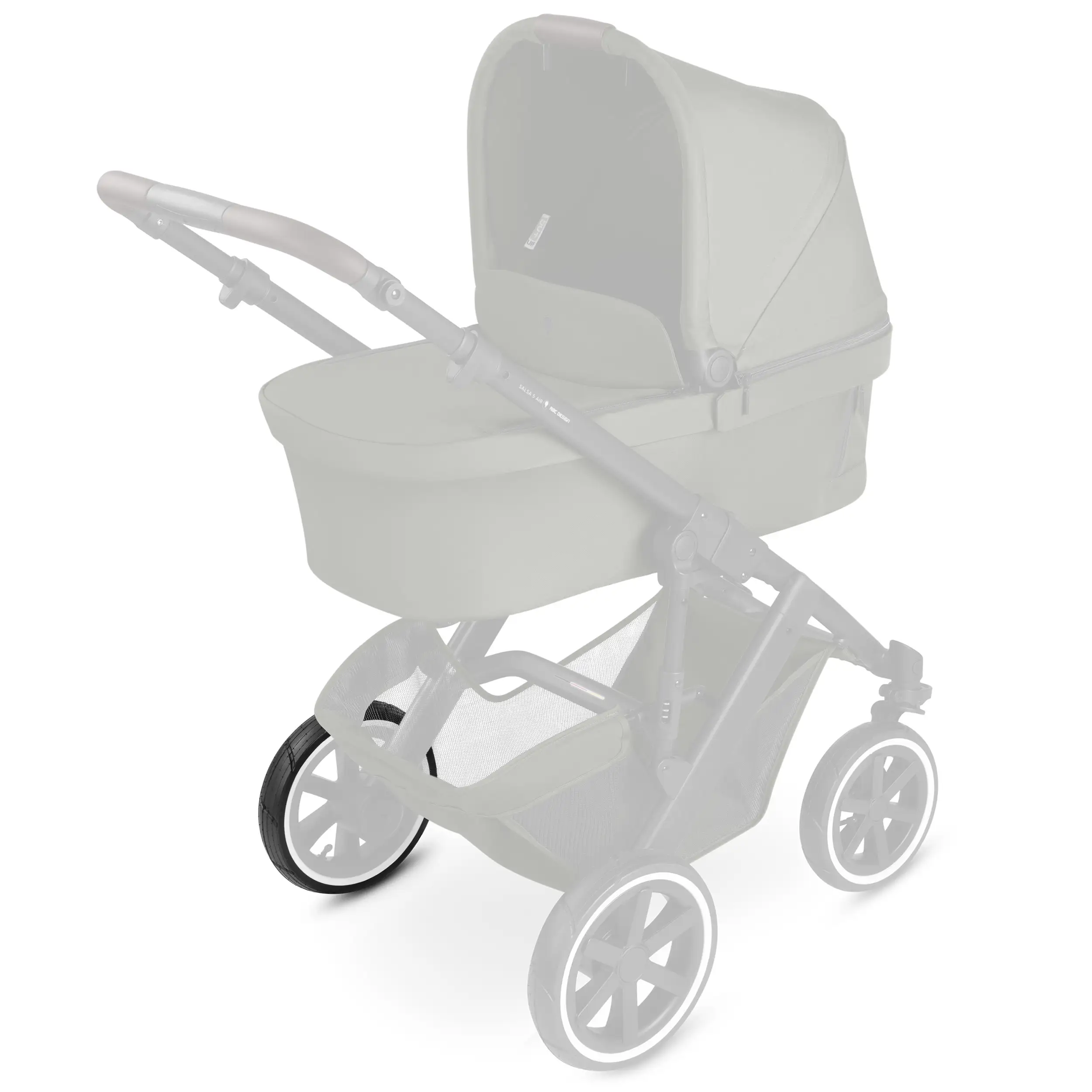 Coperchio per ruota posteriore Salsa 4 Air / Salsa 5 Air / Salsa Run / Salsa 5 Run - Black / White Wall