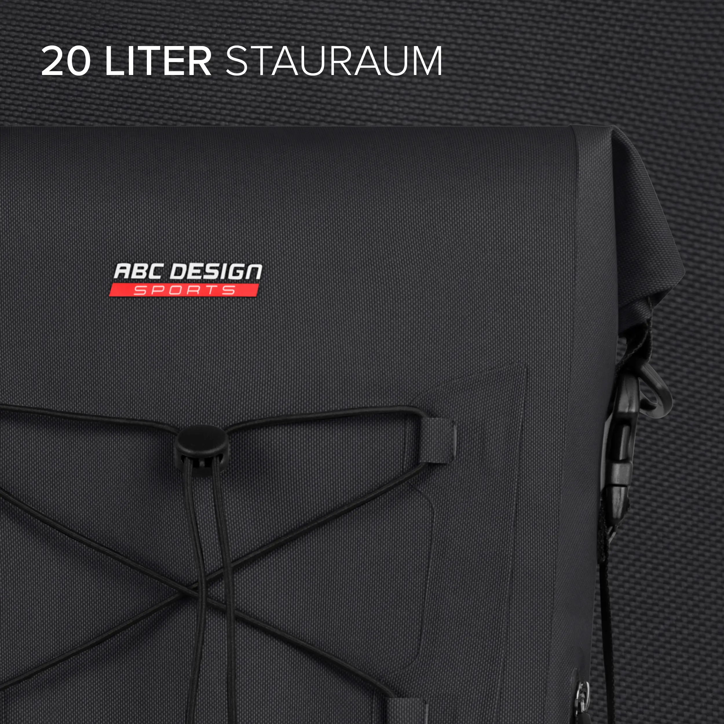 Borsa da sella Sion 20L per Passeggino, rimorchi per biciclette e uso quotidiano - Ink