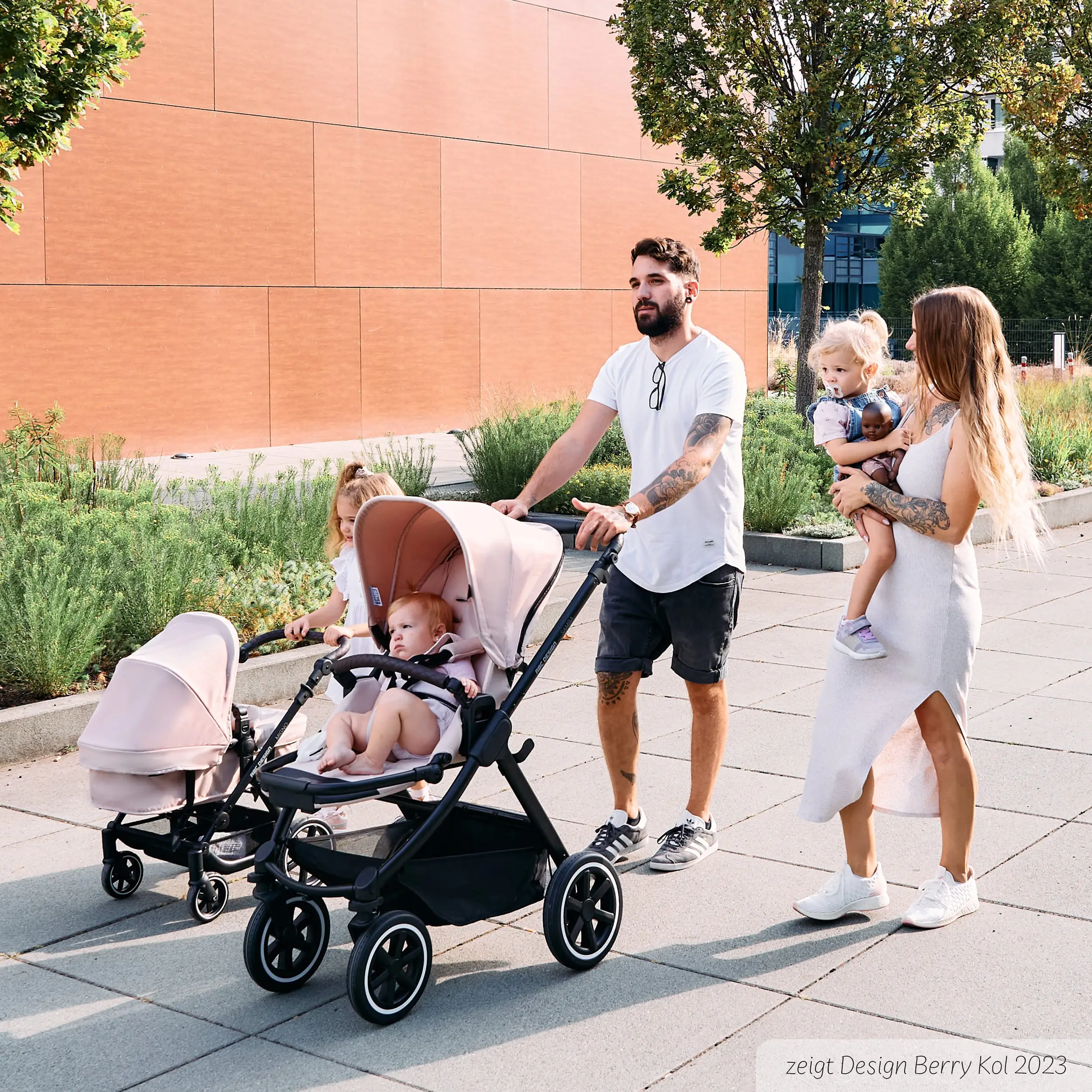 Carrozzina per bambole Migno - Berry