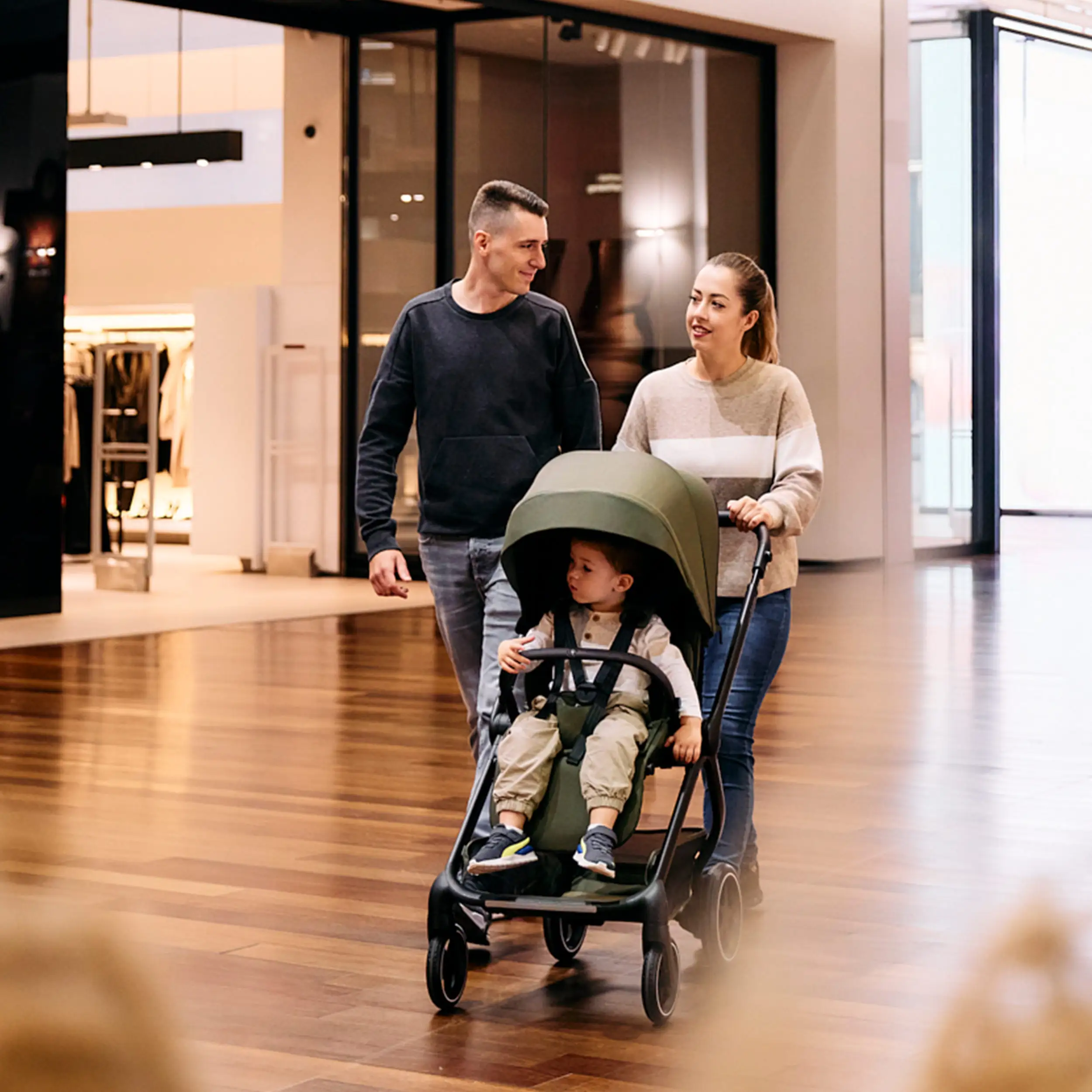 Set passeggino 4in1 City Life con base Isofix - Avocado