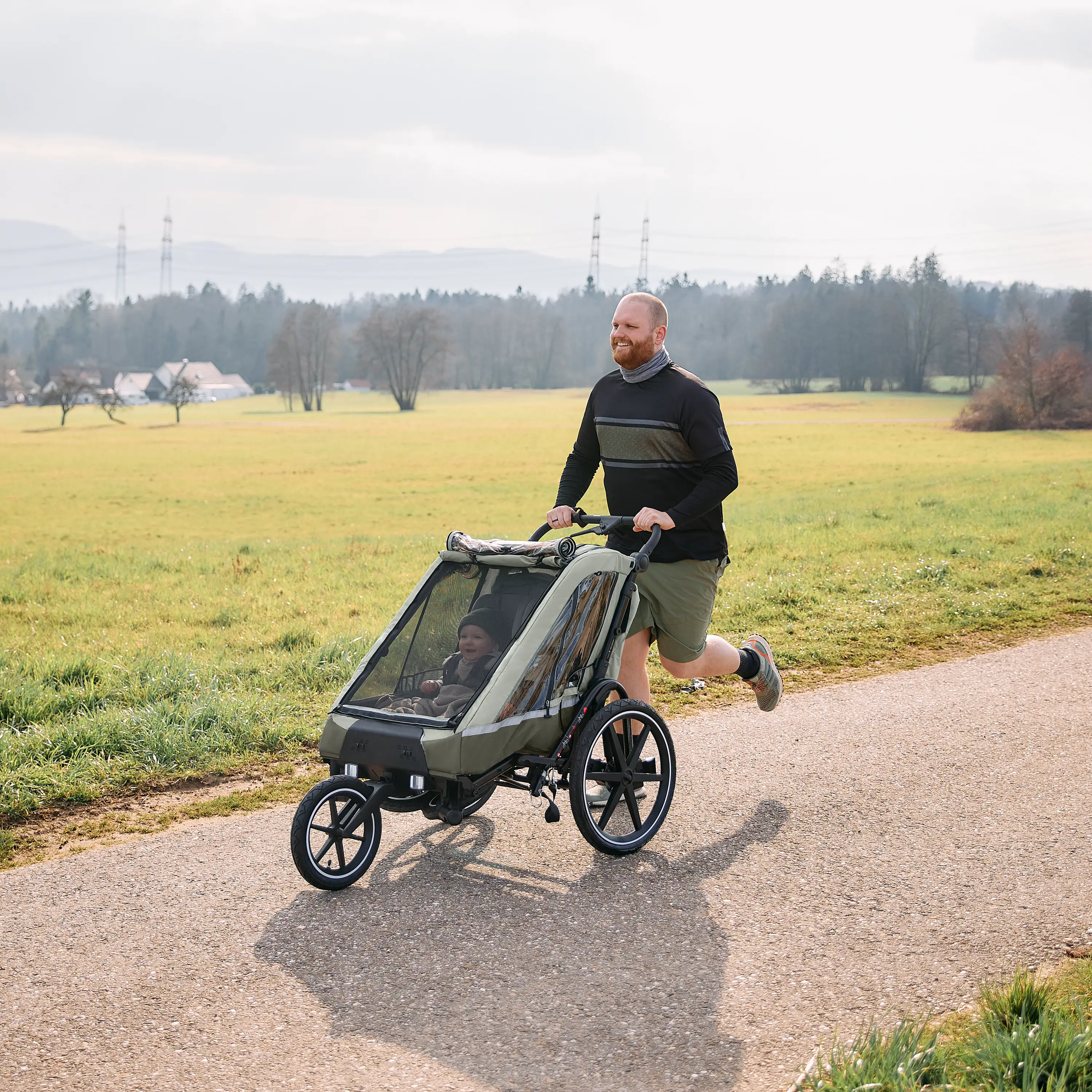 In un attimo sei pronto per andare a correre