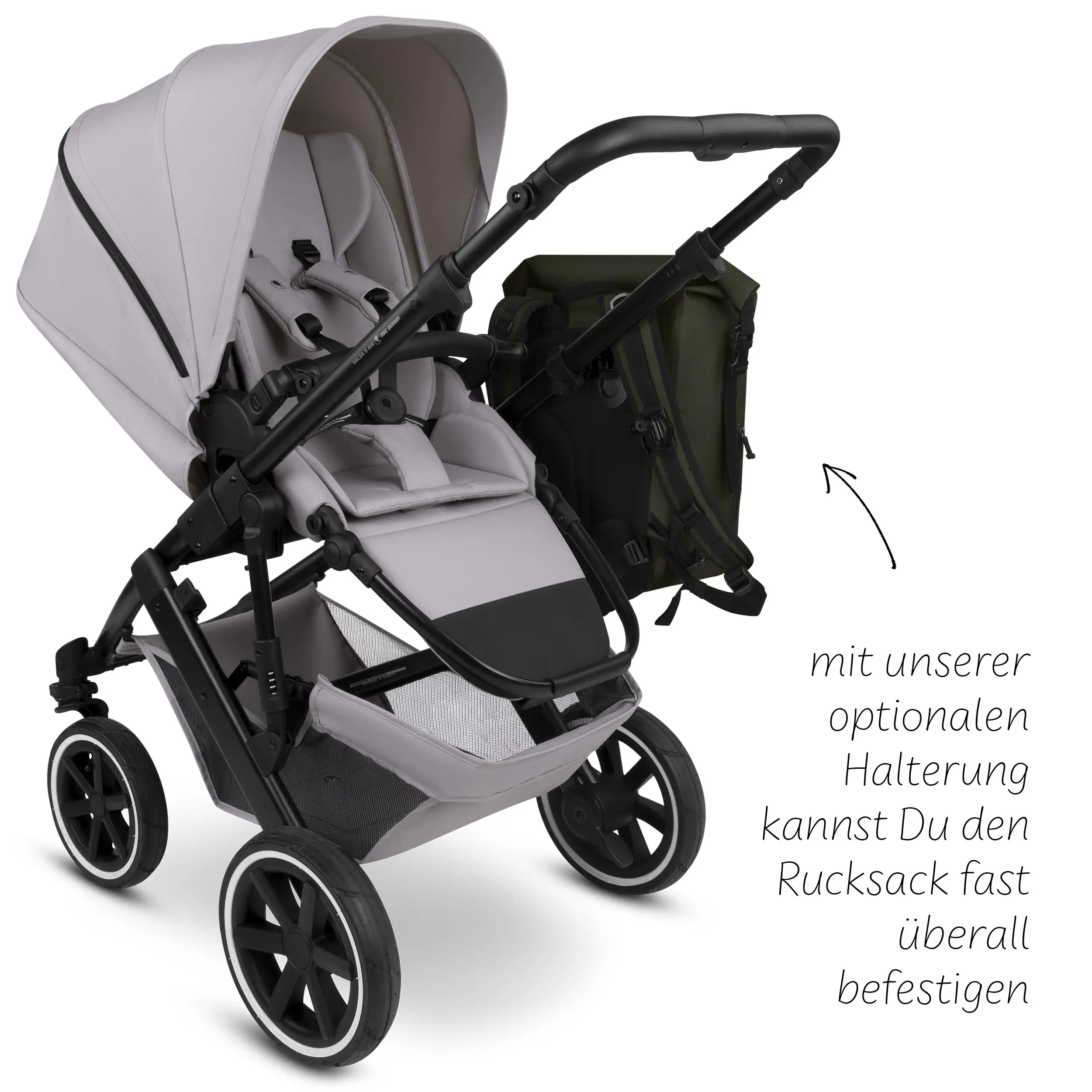 Zaino outdoor premium Lausanne 20L per la città e la natura - Avocado