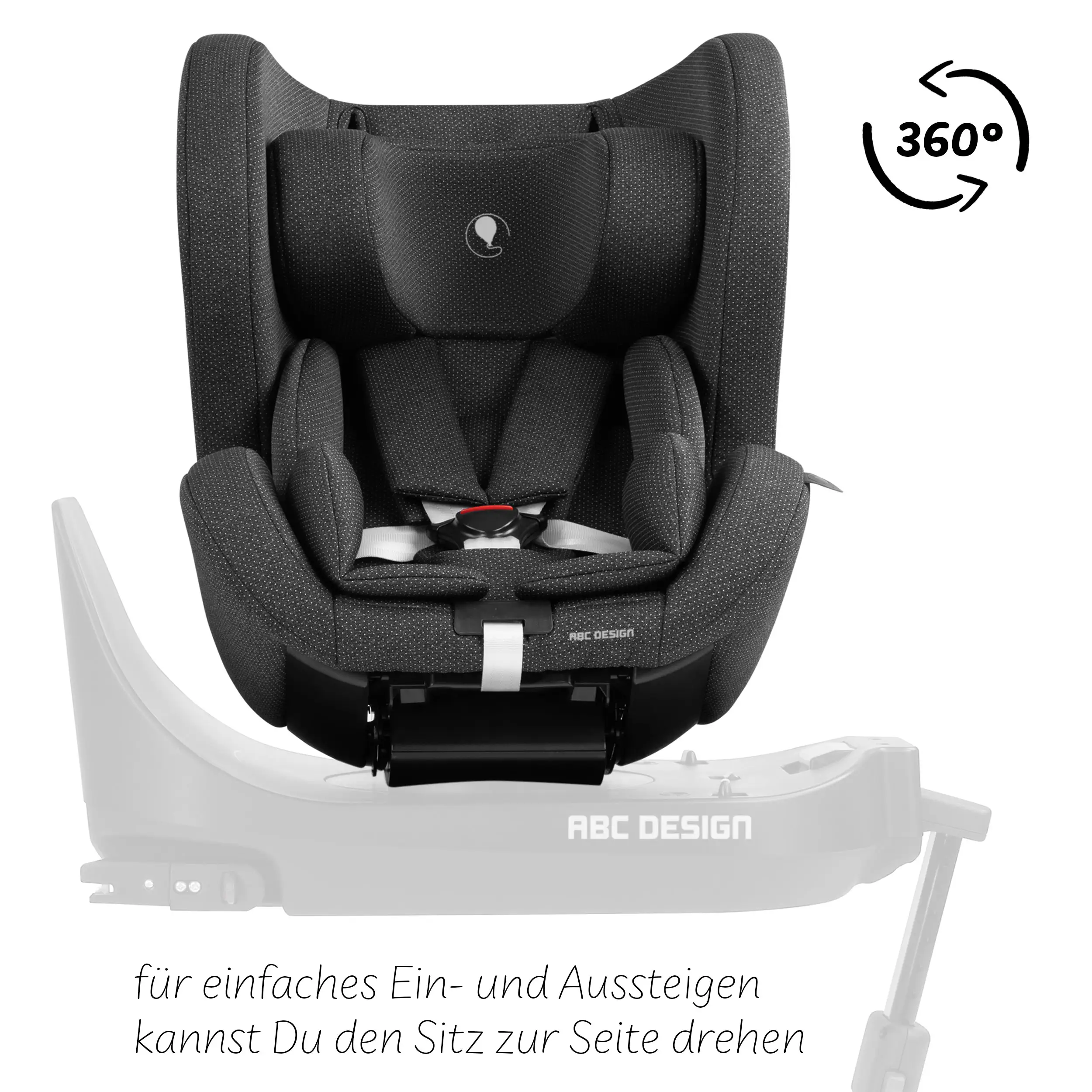Seggiolino auto Lily i-Size incl. base ISOFIX girevole Root - Bubble