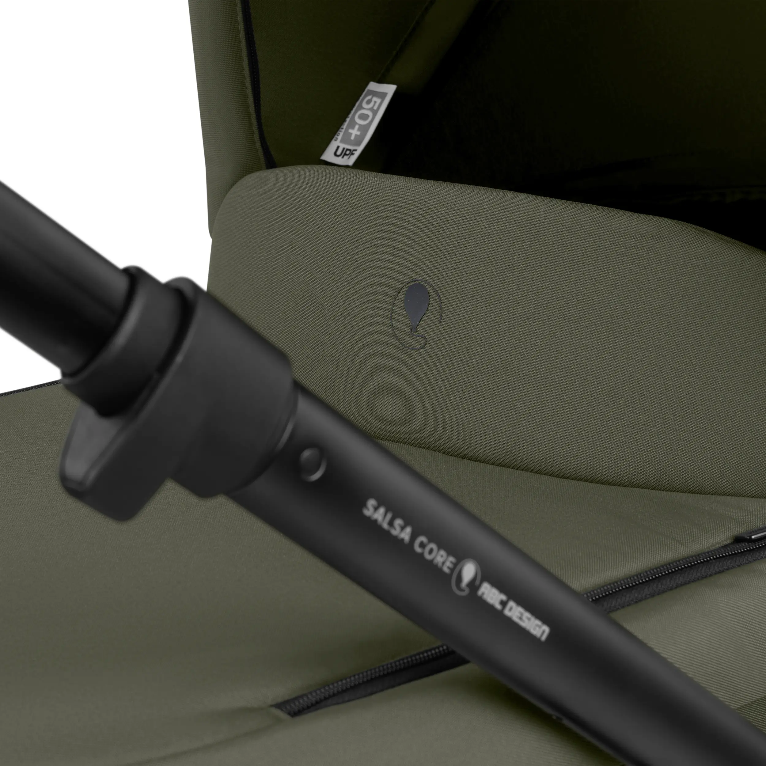 Set passeggino 3in1 Salsa Core incl. Seggiolino per auto Calla dotato di funzione reclinabile - Olive