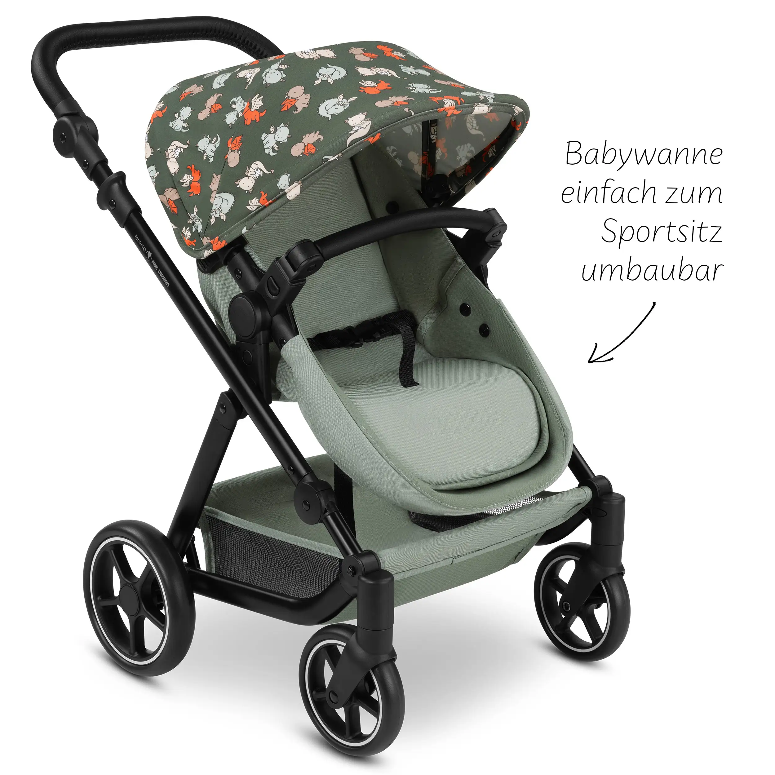 Carrozzina per bambole Migno - Dragon