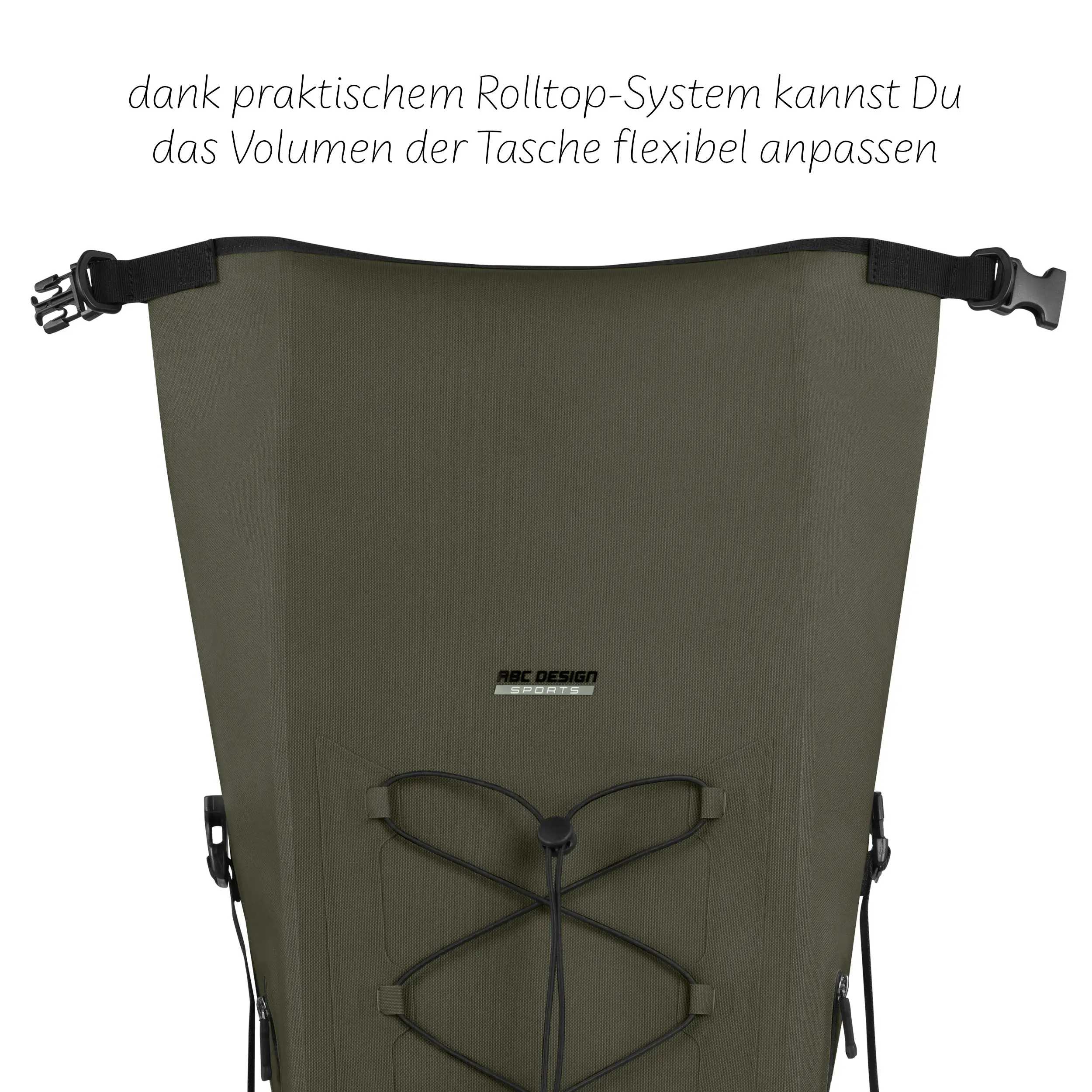 Borsa da sella Sion 20 L per Passeggino, rimorchi per biciclette e uso quotidiano - Avocado