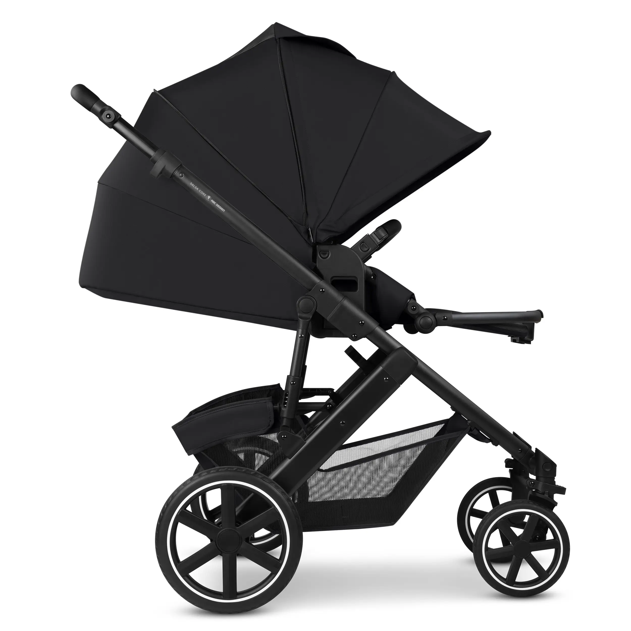 Set passeggino 3in1 Salsa Core incl. Seggiolino per auto Calla dotato di funzione reclinabile - Ink