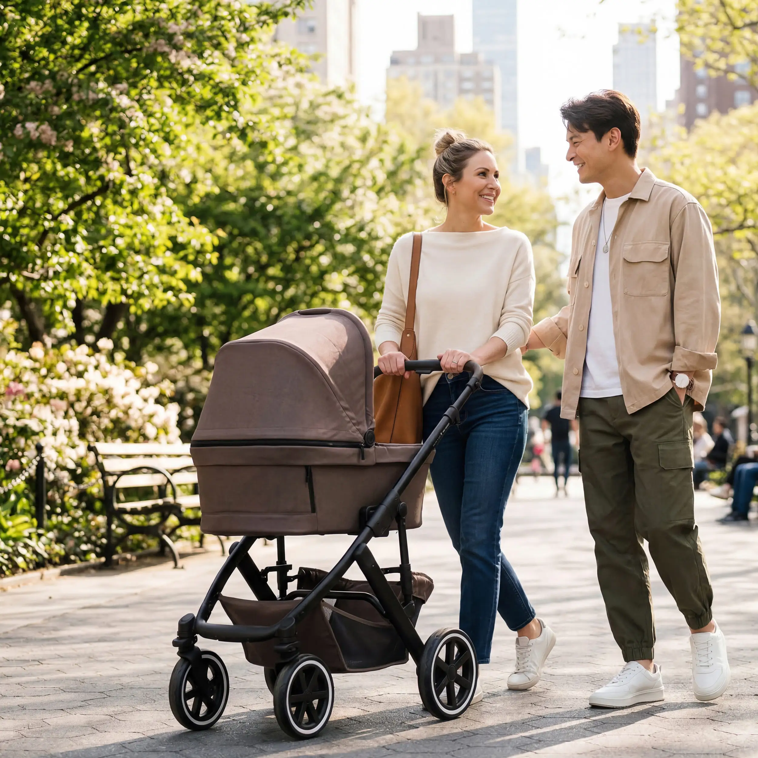 Set passeggino 3in1 Salsa 5 Air - Marron