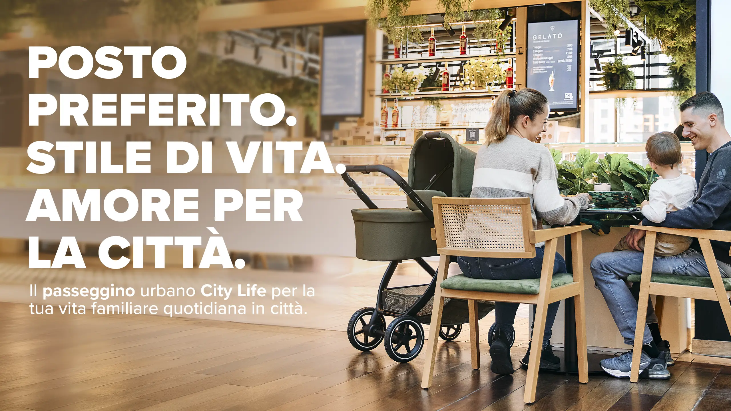 Passeggino City Life - Avocado