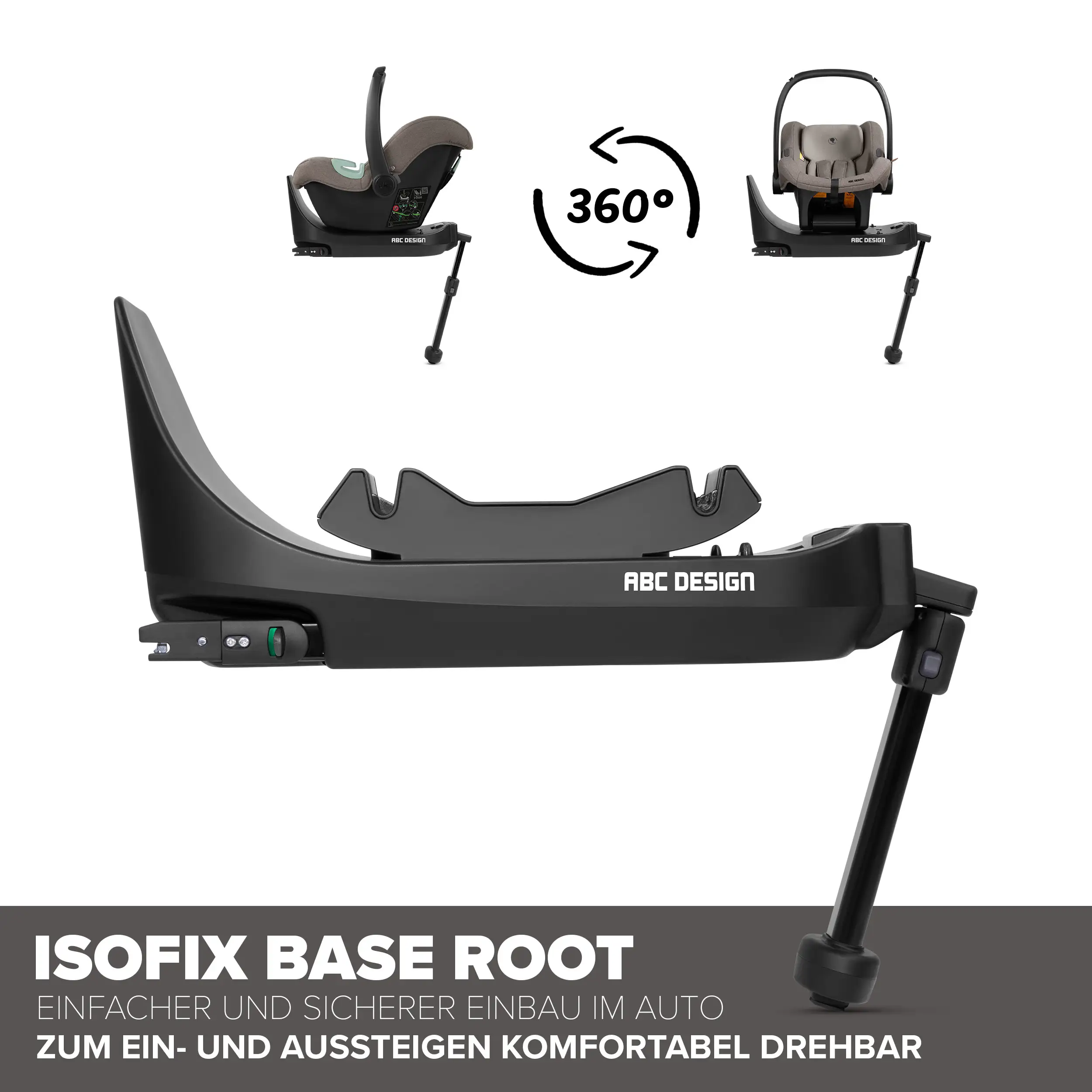 Set passeggino 4in1 Sierra con base Isofix inclusa - Nut