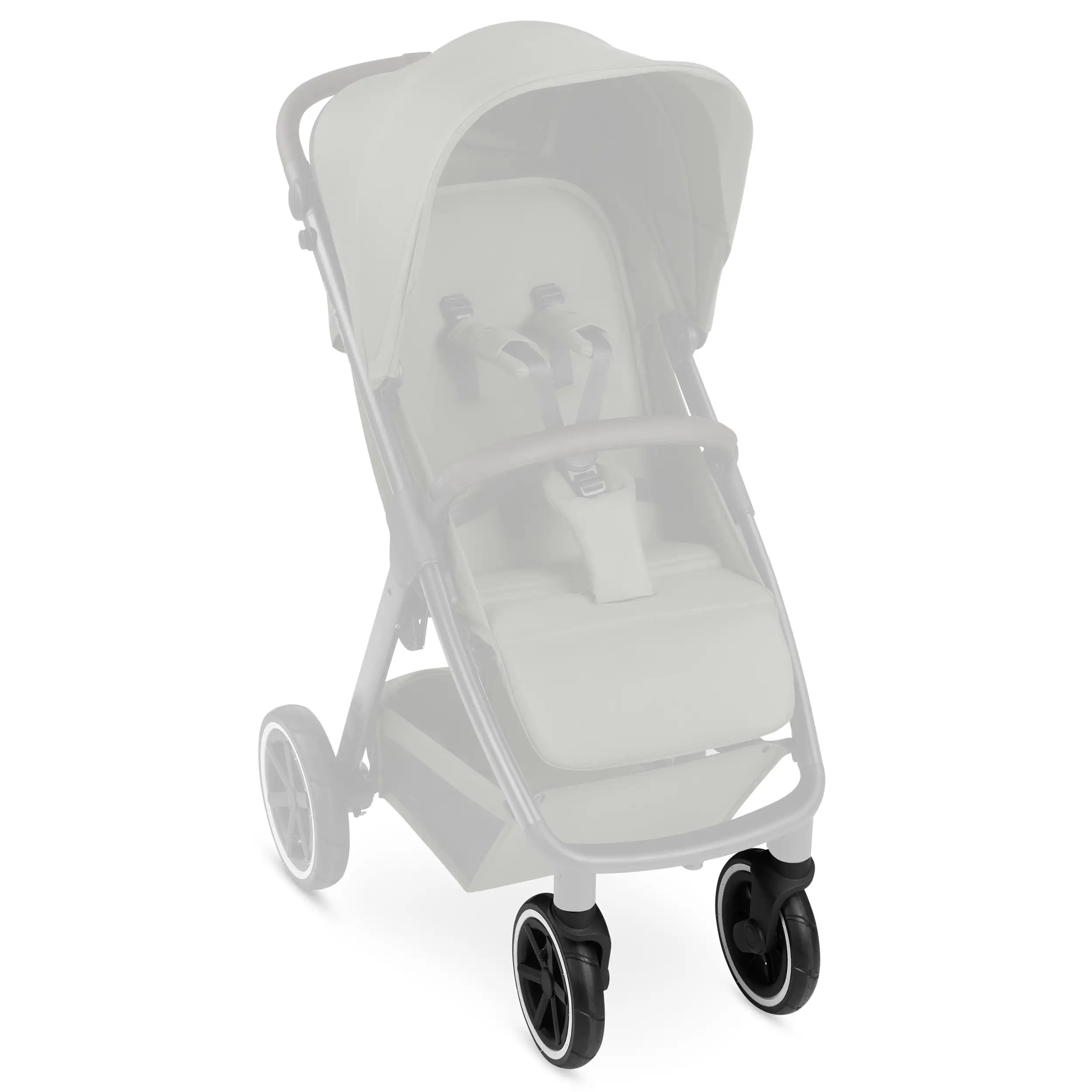 Set di ruote anteriori (2 pezzi) per Avus 2 Air / Avus Air - Ruote con camera d’aria Black / White Wall