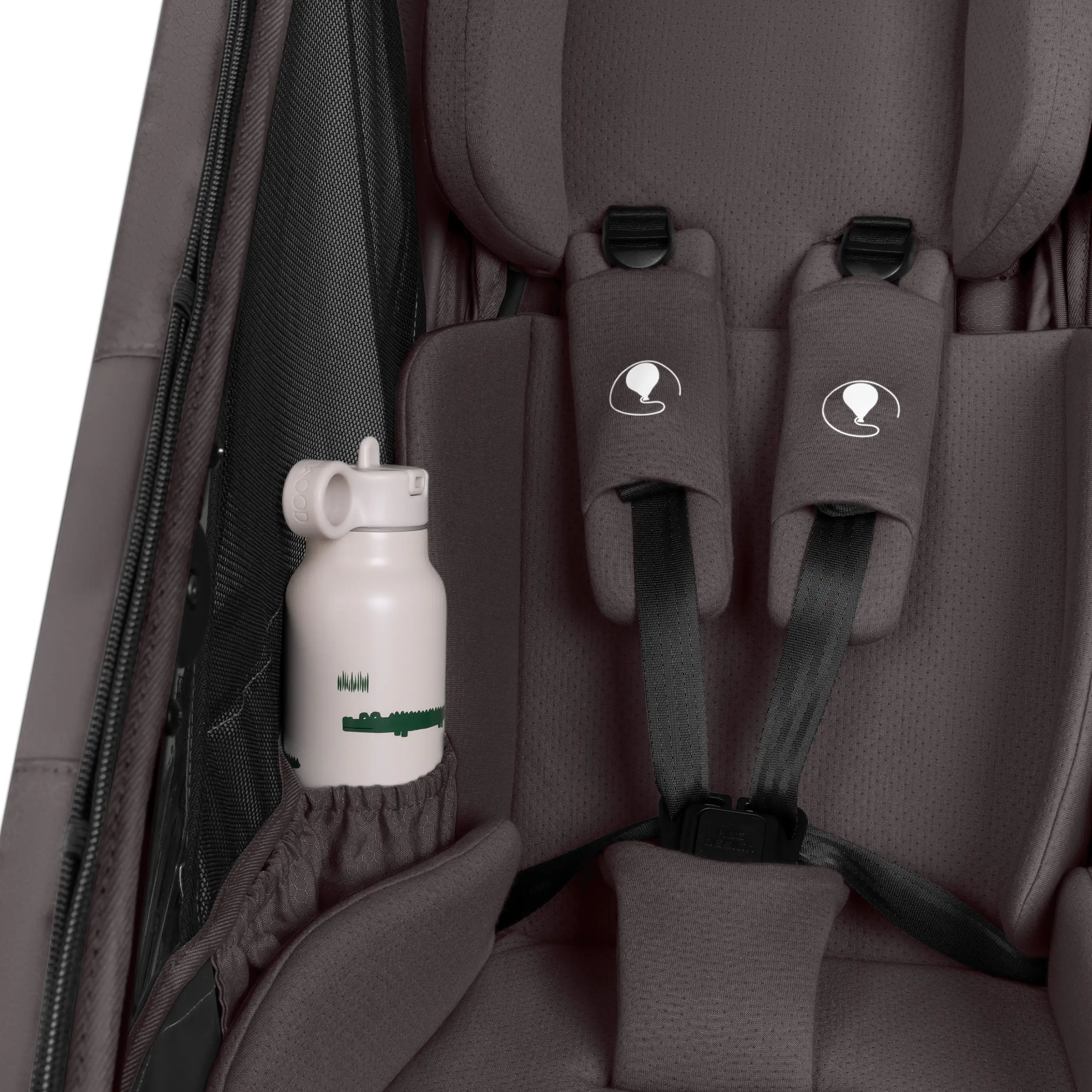 Rimorchio per biciclette Tour 2 con 2 comodi sedili e Ruote con camera d’aria - Falcon