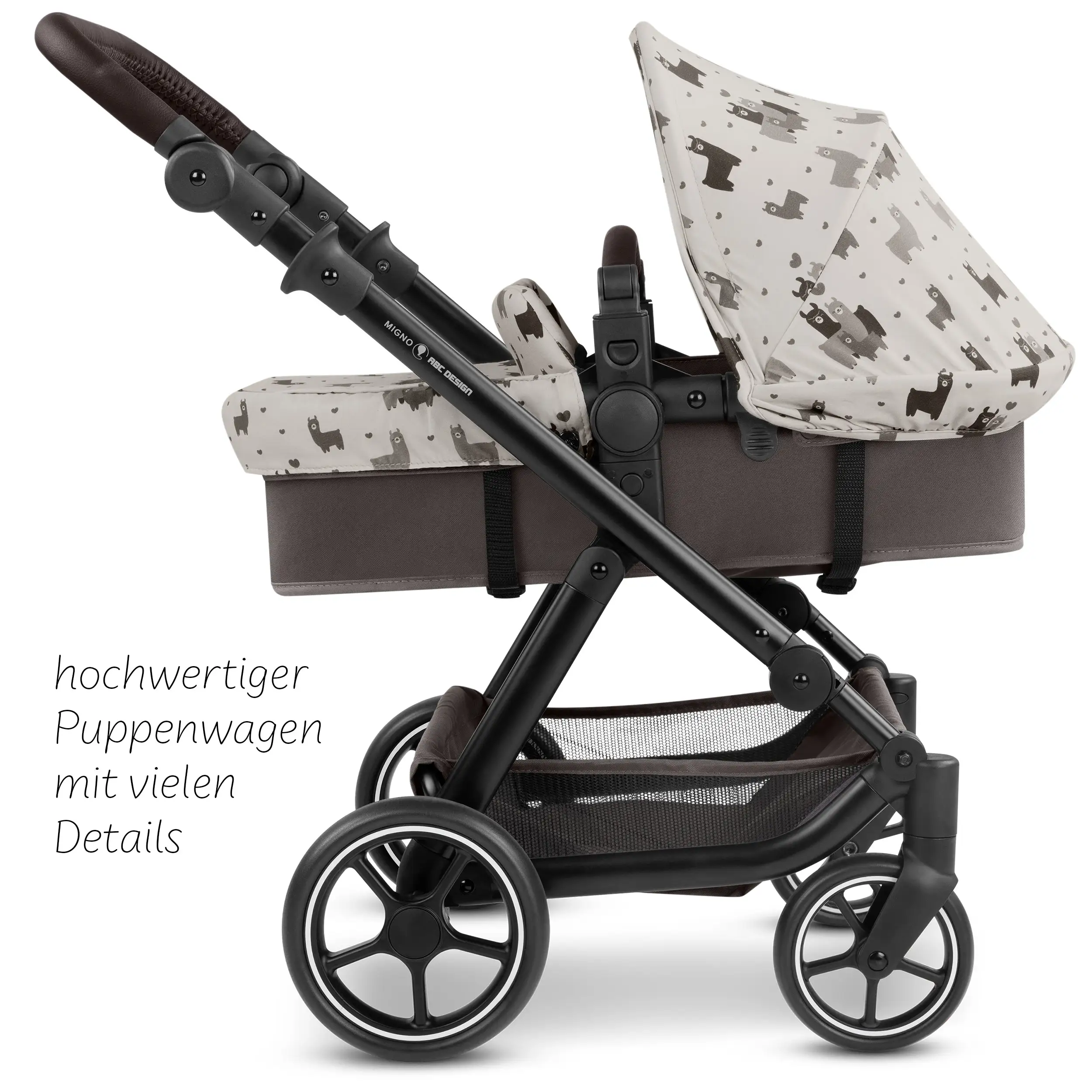 Carrozzina per bambole Migno - Marrone