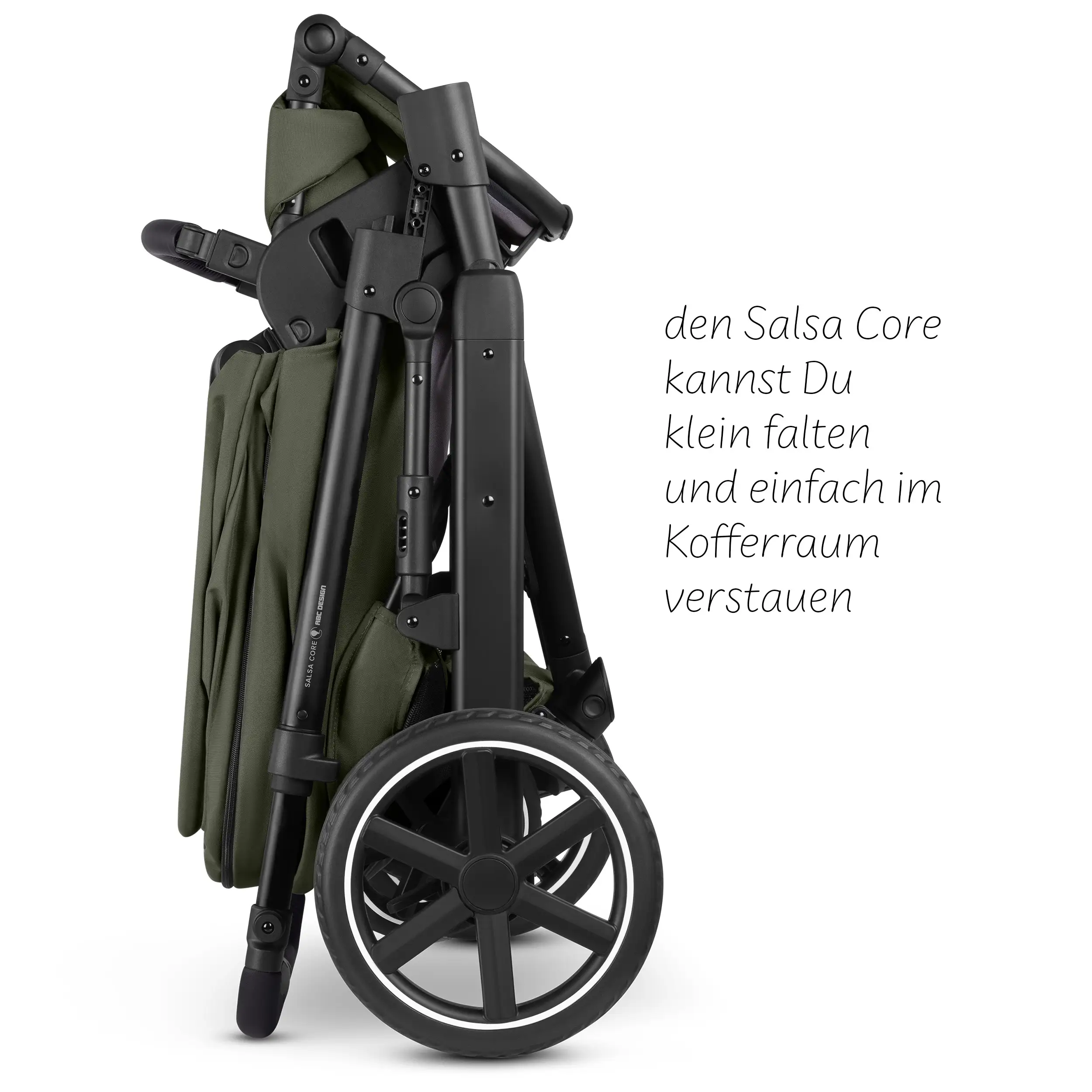 Set passeggino 3in1 Salsa Core incl. ovetto Calla con funzione reclinabile - Olive