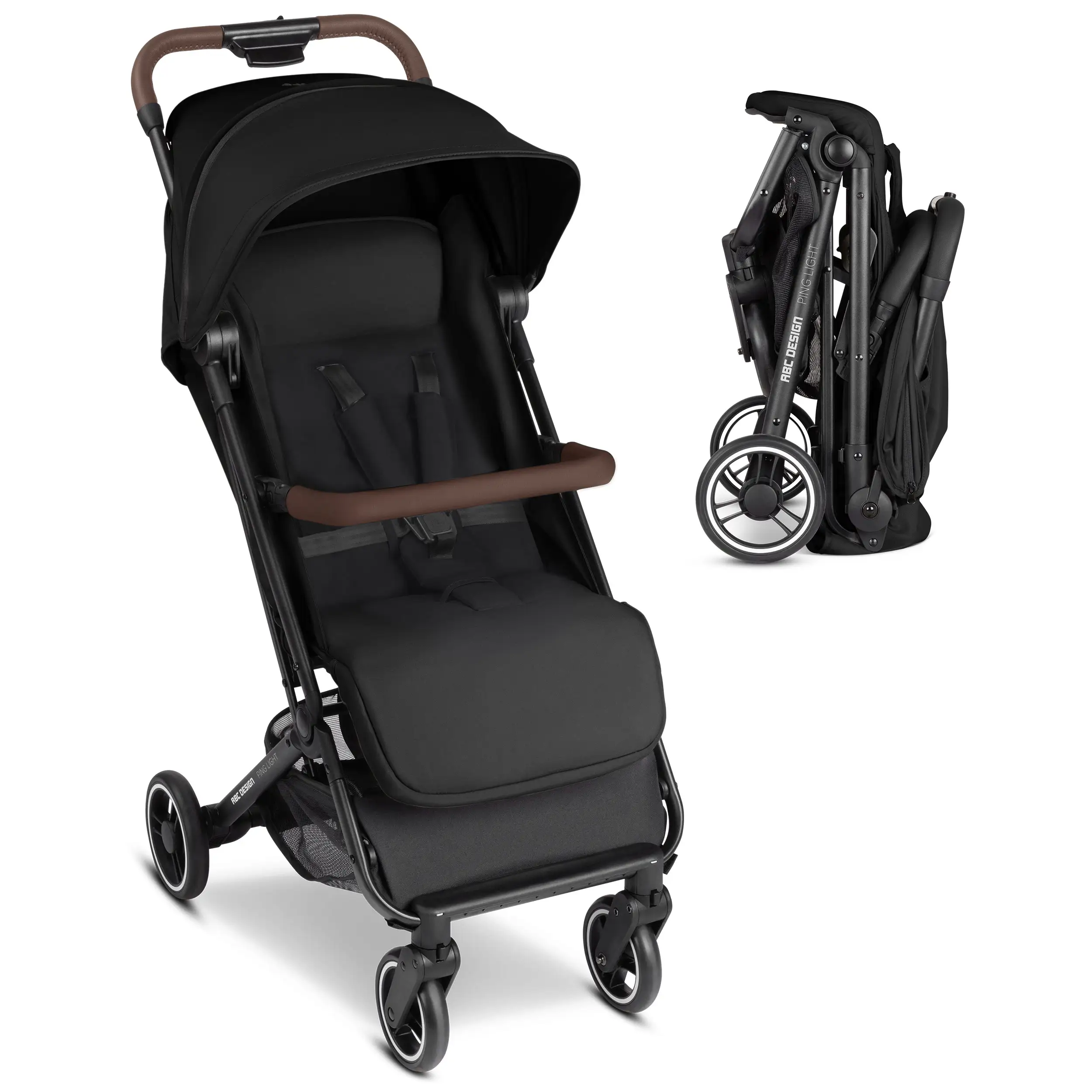 Passeggino da viaggio Ping Light - Black