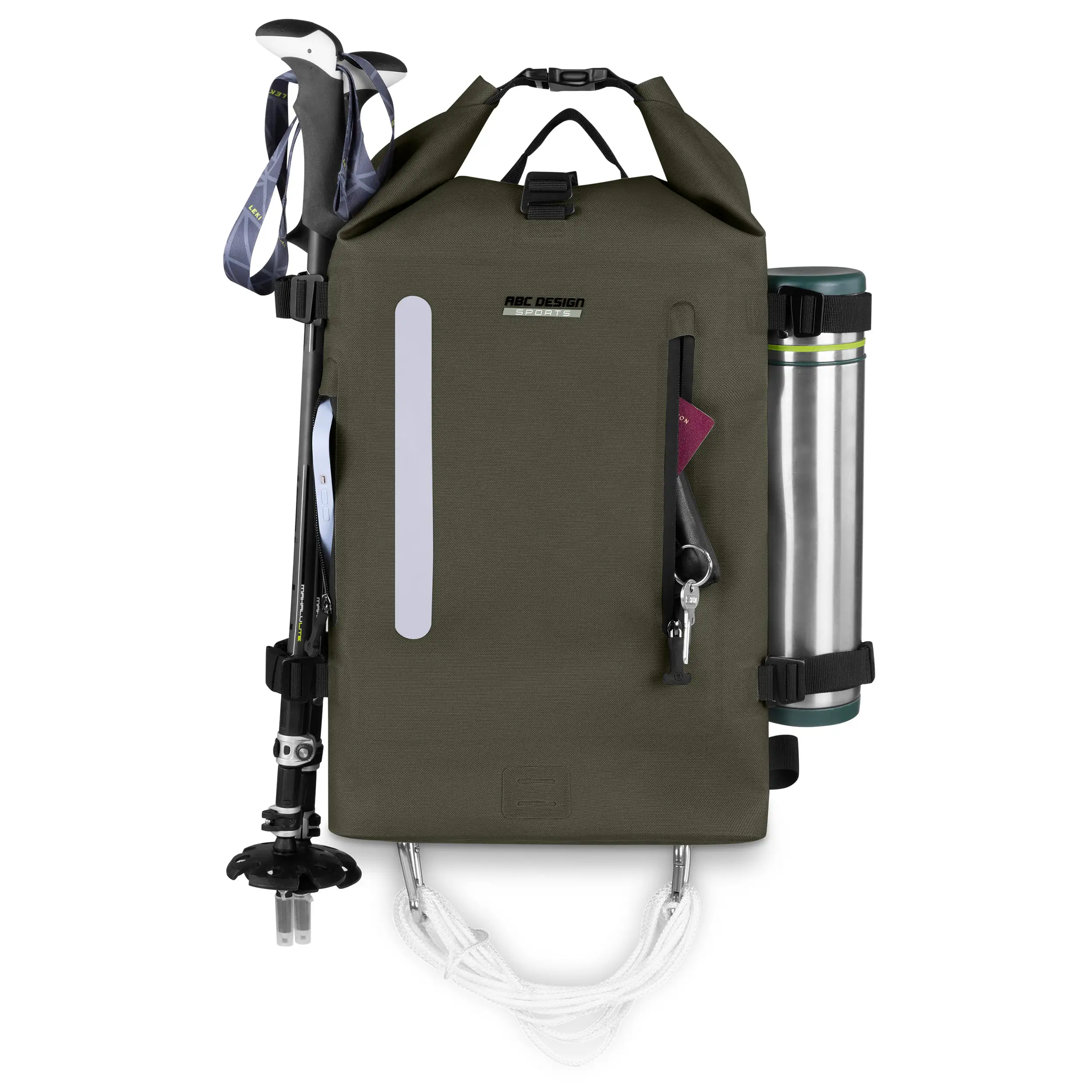 Zaino outdoor Solothurn 22L per la vita quotidiana e l'avventura - Avocado