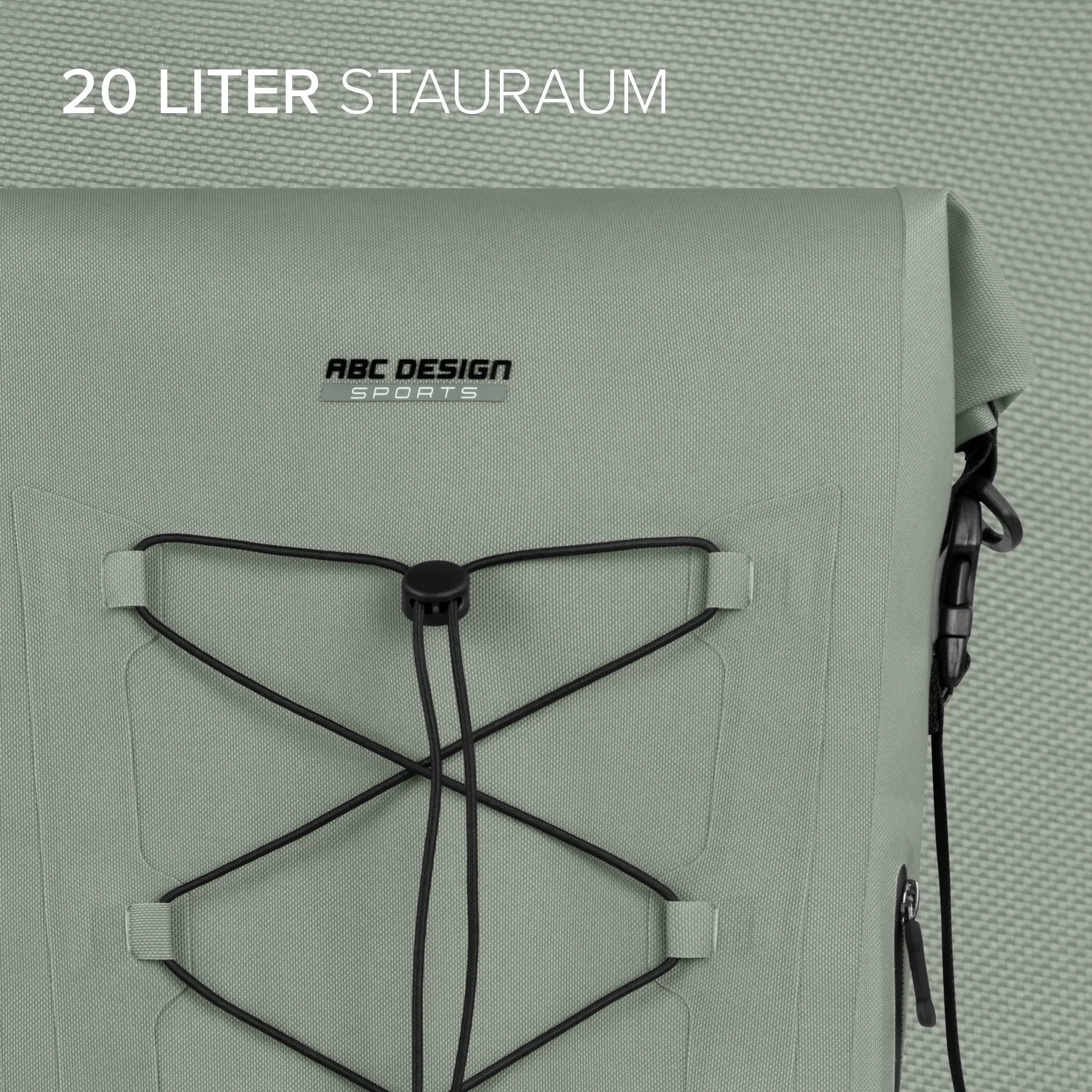 Borsa da sella Sion 20L per Passeggino, rimorchi per biciclette e uso quotidiano - Pine