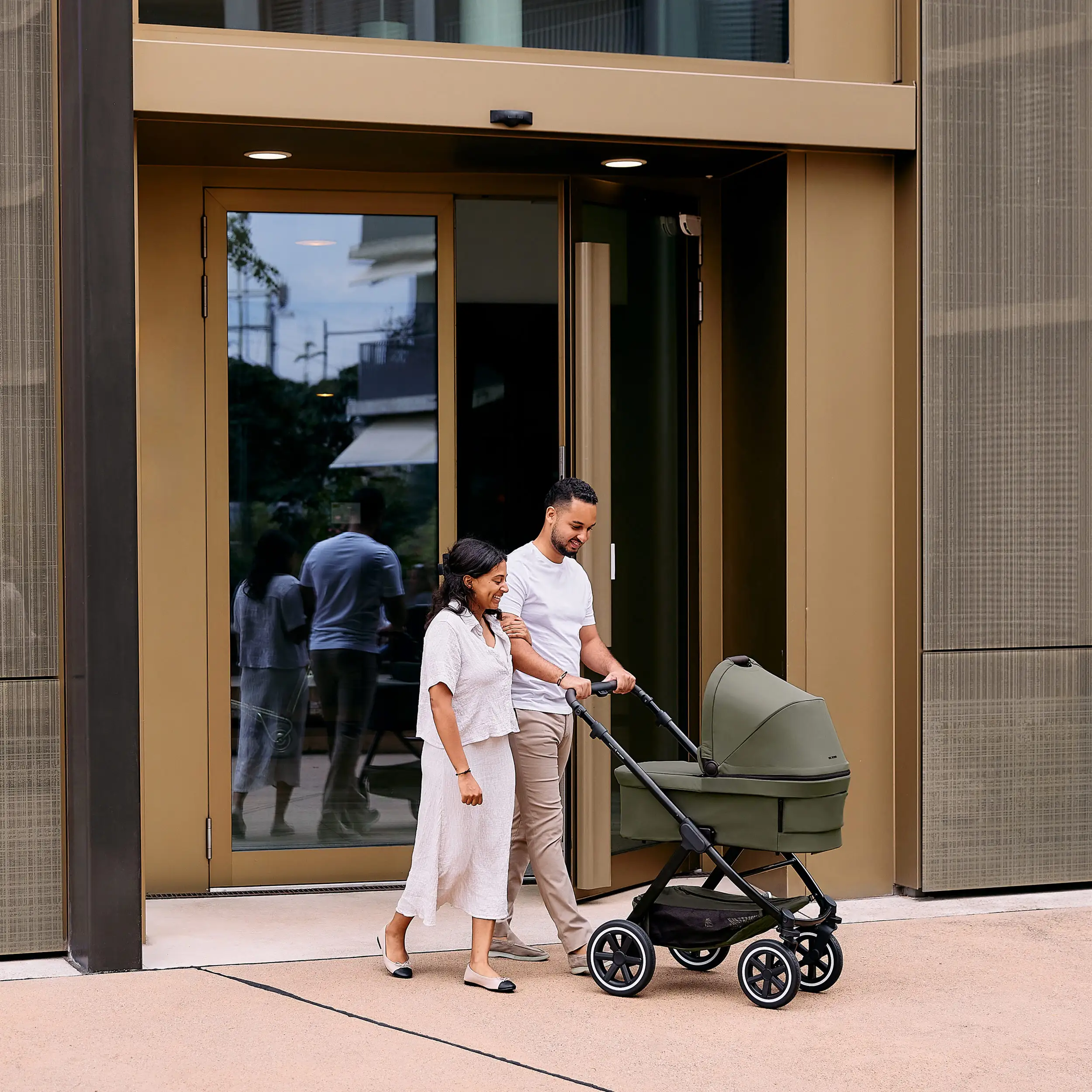 Set passeggino 3in1 Samba 2 con ovetto Maxi Cosi Pebble 360 Pro 2 - Avocado