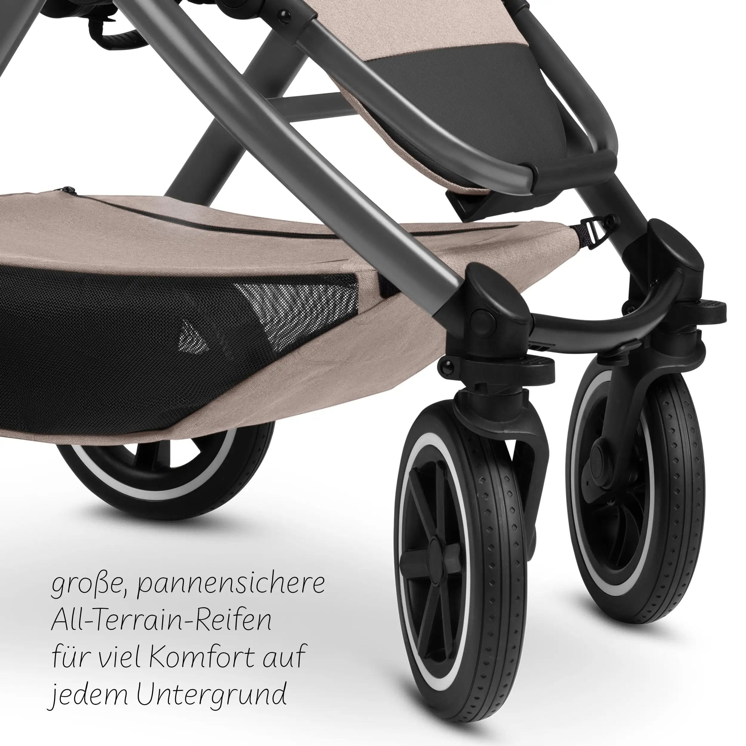 Sset 4in1 Passeggino Samba 2 incl. Base Isofix - Camel