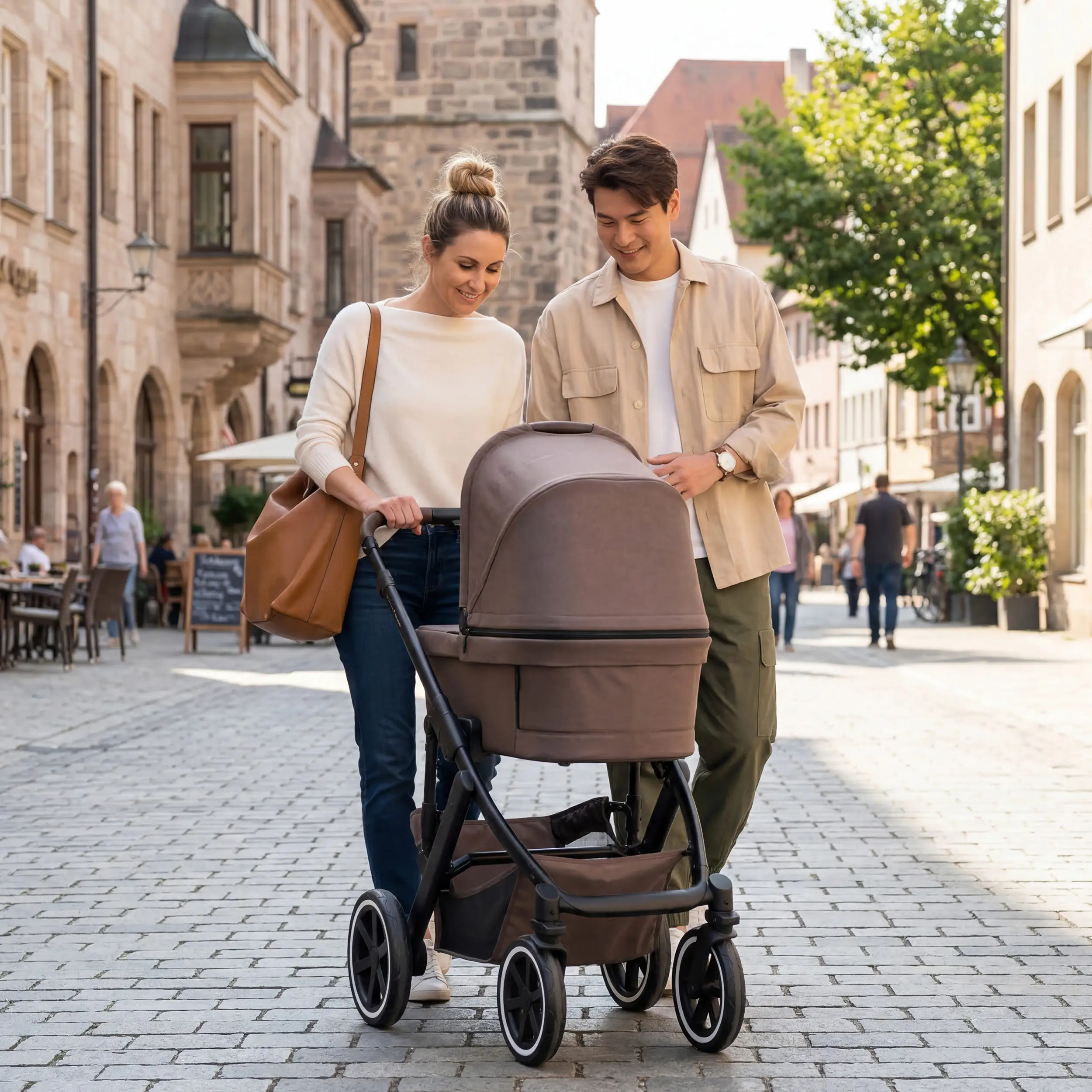 Set passeggino 3in1 Salsa 5 Air - Marron