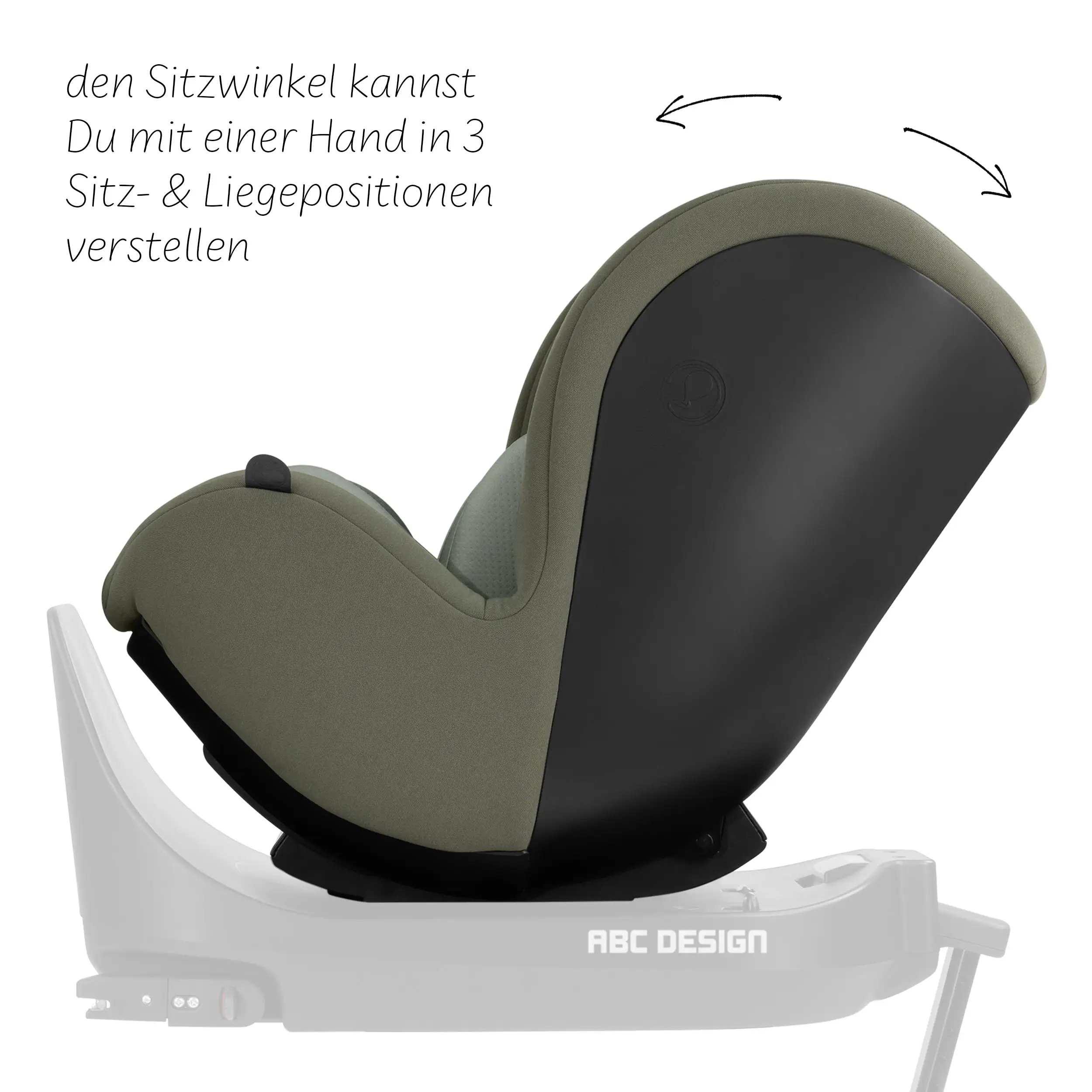 Seggiolino auto Lily i-Size incl. base ISOFIX girevole Root - Sage
