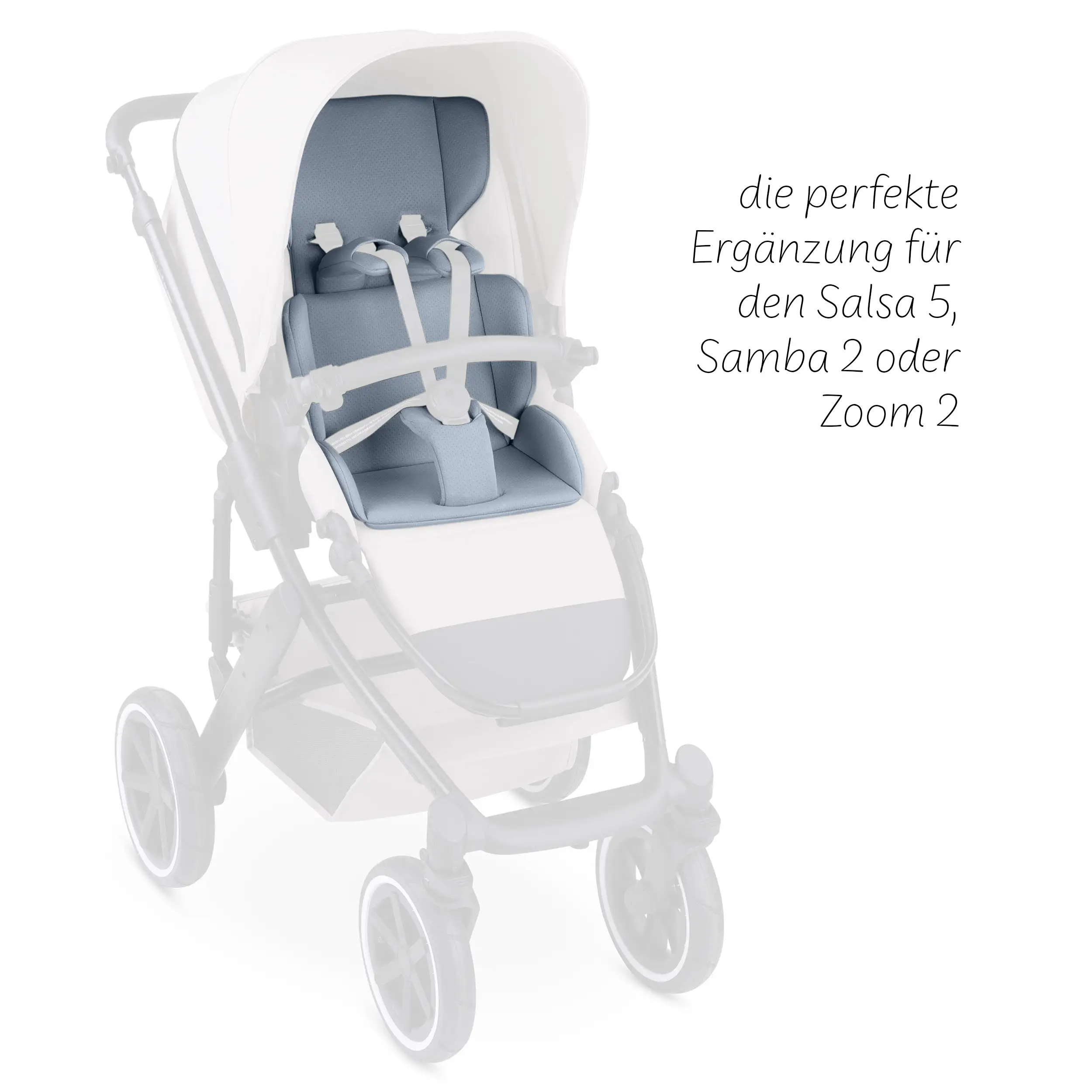 Rivestimento per Sedile comfort per Samba, Salsa, Zoom - Cozy Ice Blue