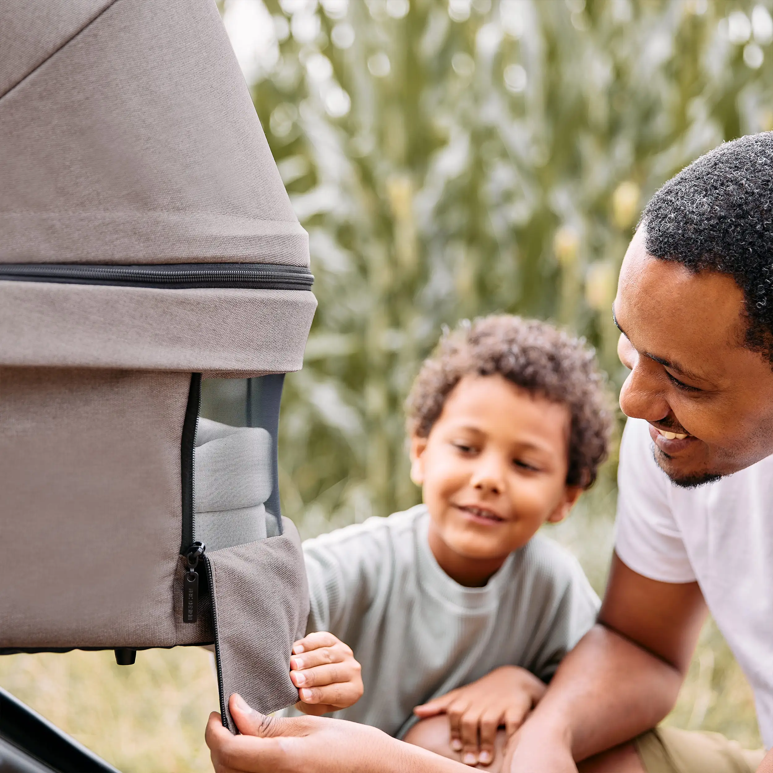 Set passeggino 3in1 Salsa 5 Air incl. Seggiolino per auto Maxi Cosi Pebble 360 Pro 2 - Nature