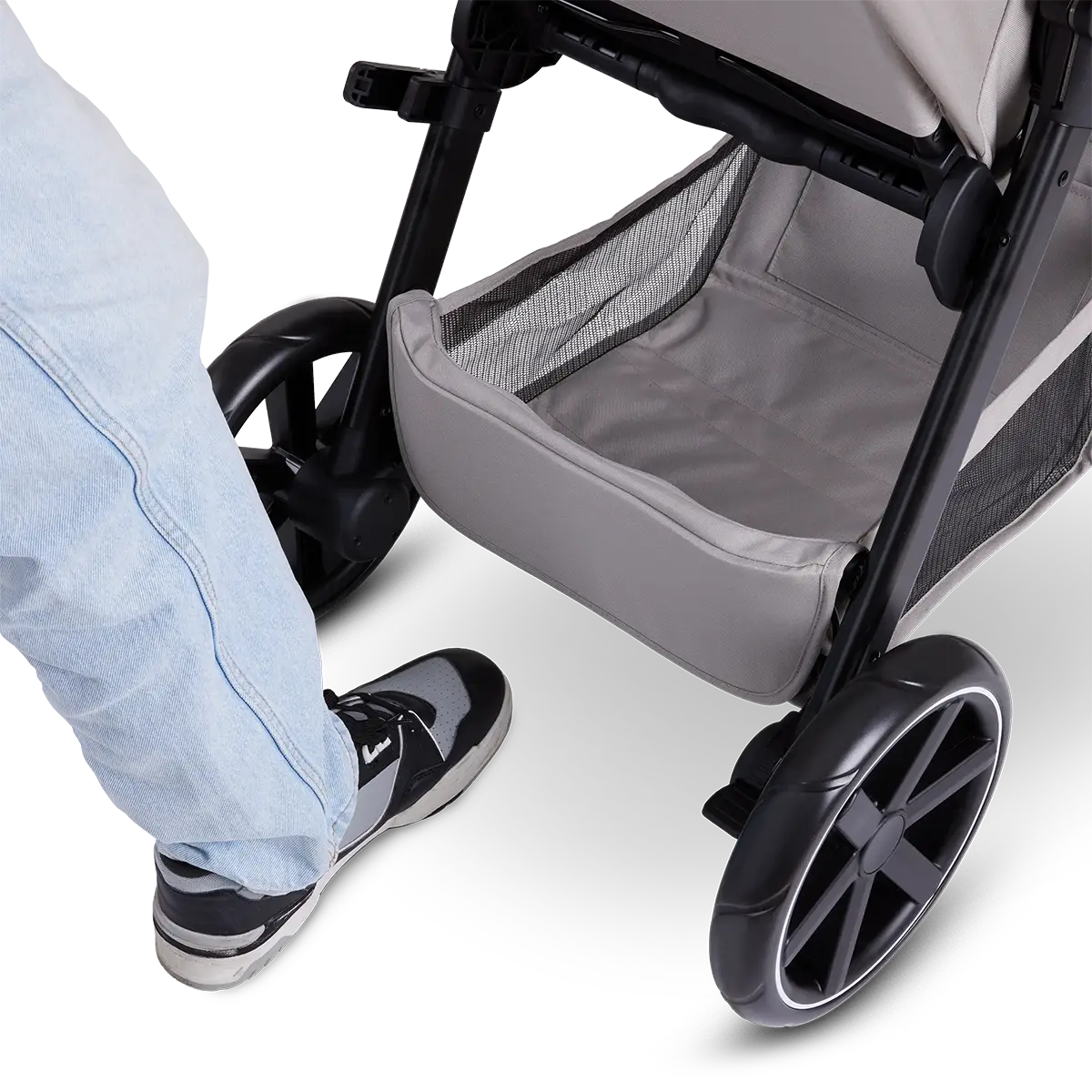 Tanto spazio per le gambe quando si spinge