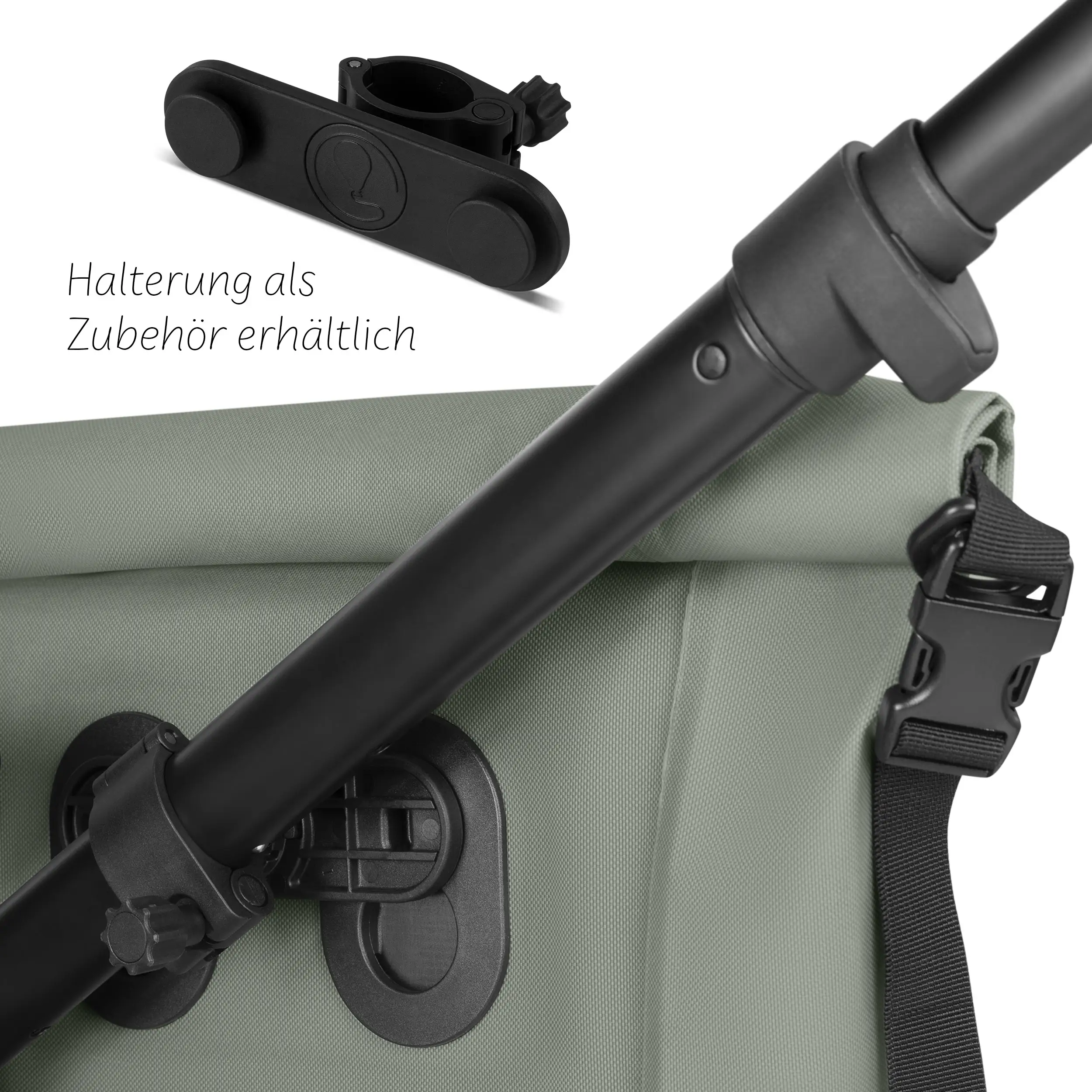 Borsa da sella Sion 20L per Passeggino, rimorchi per biciclette e uso quotidiano - Pine