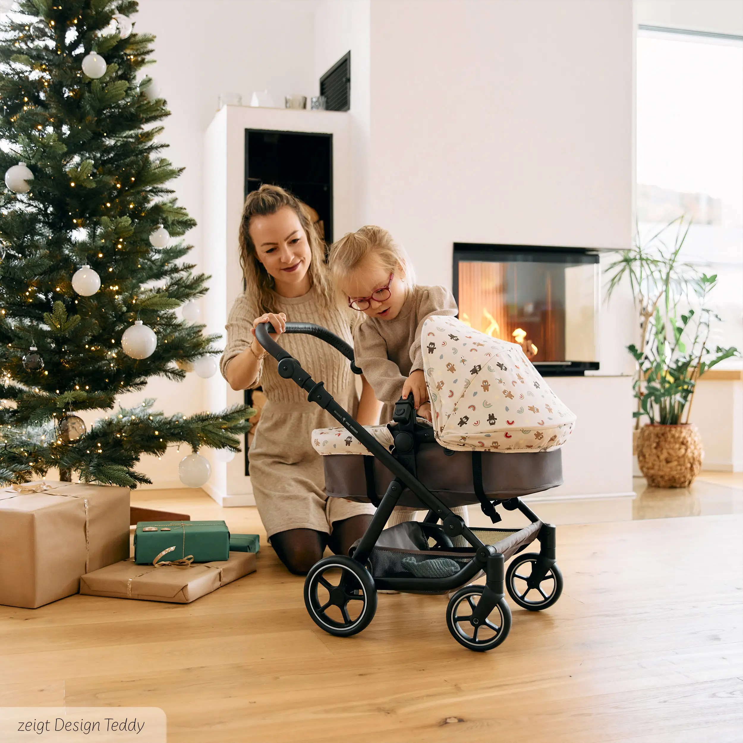 Carrozzina per bambole Migno - Marrone