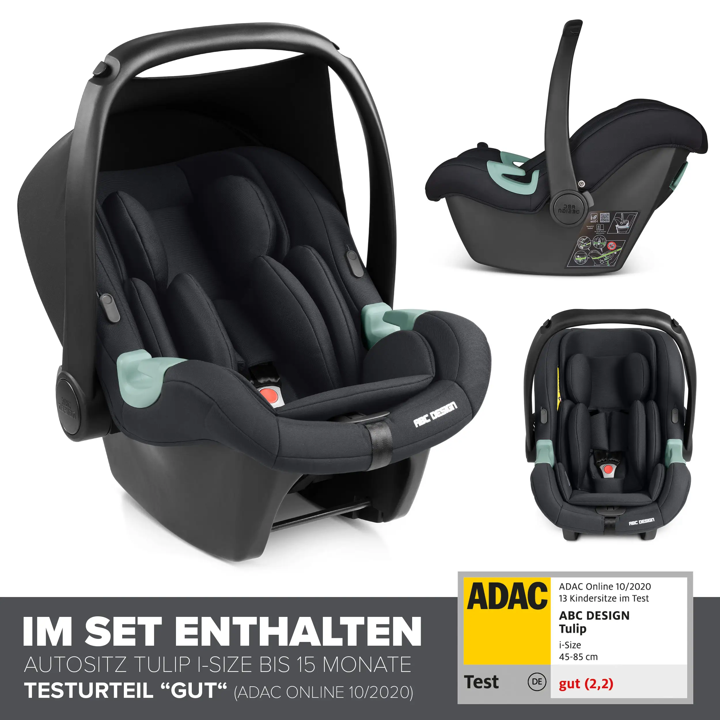 Set passeggino 3in1 Samba 2 - Almond