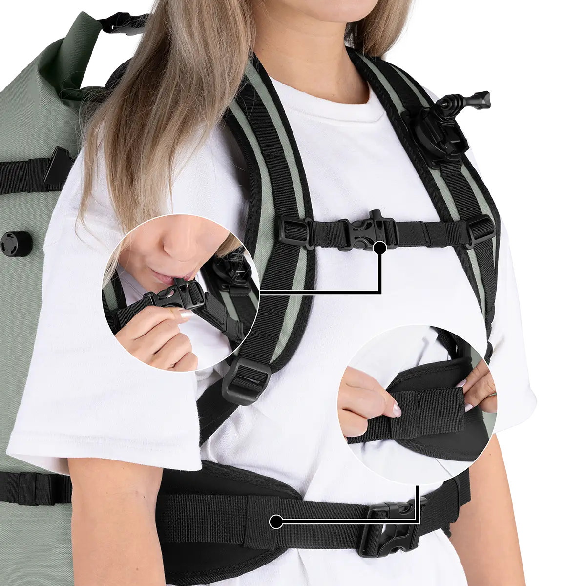 Sistema di cinture regolabili