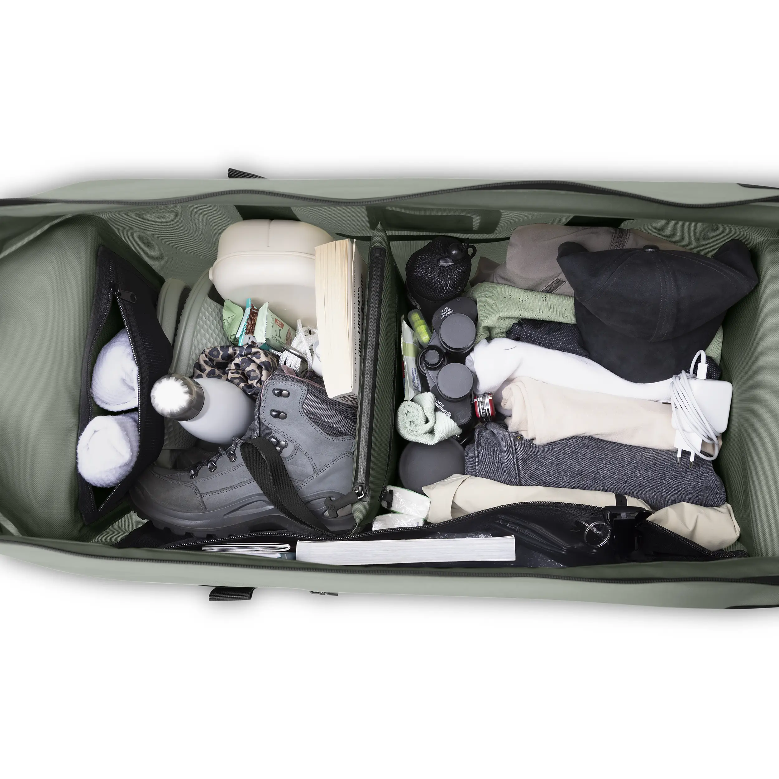 Borsa da viaggio Locarno 60L per l'uso quotidiano, i viaggi e l'uso professionale - Pine